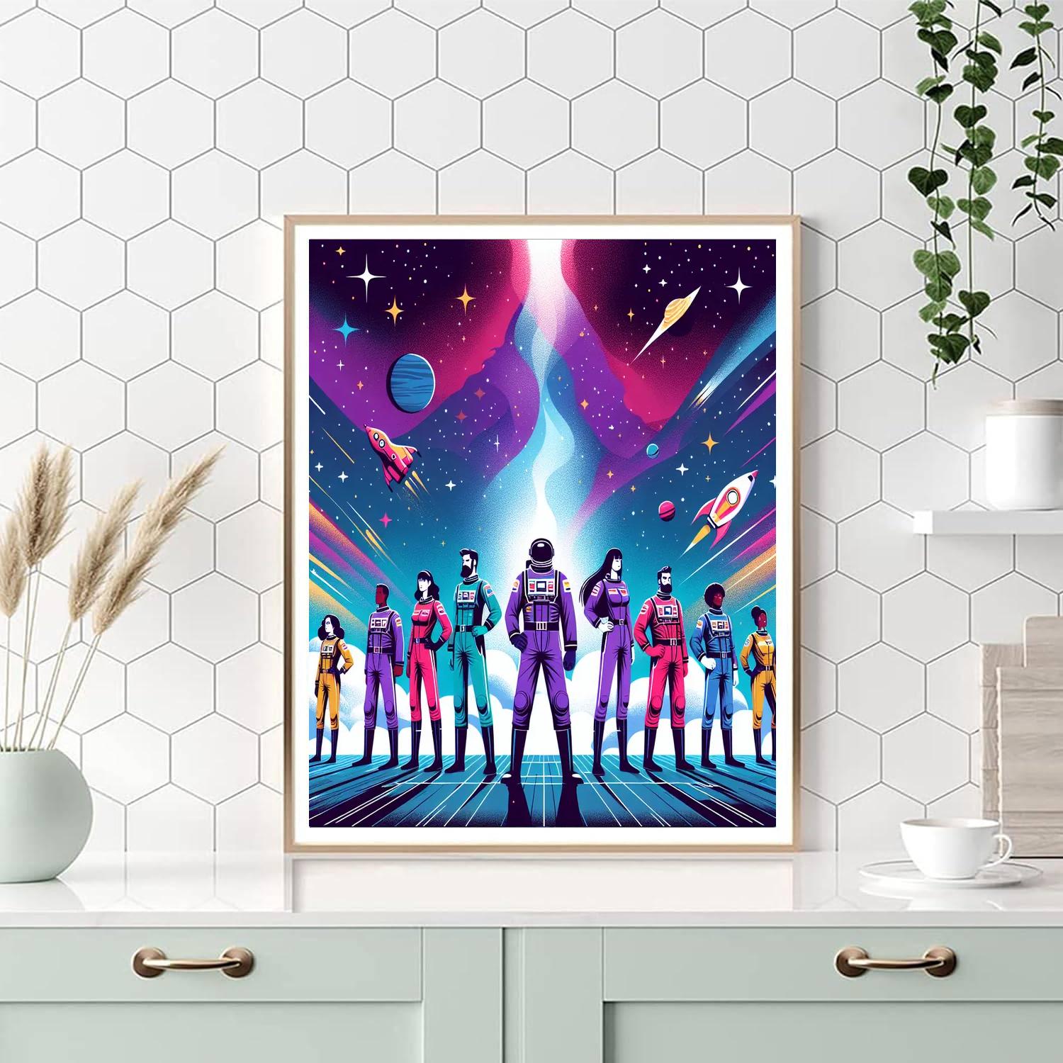 Space Hero's Quest Numbered Painting Kits