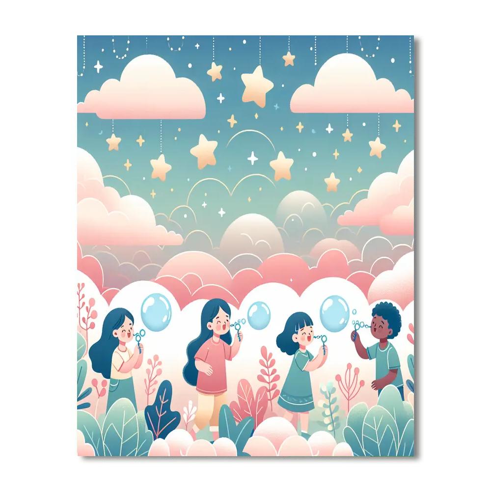 Bubbles And Dreams Painting Number Kit