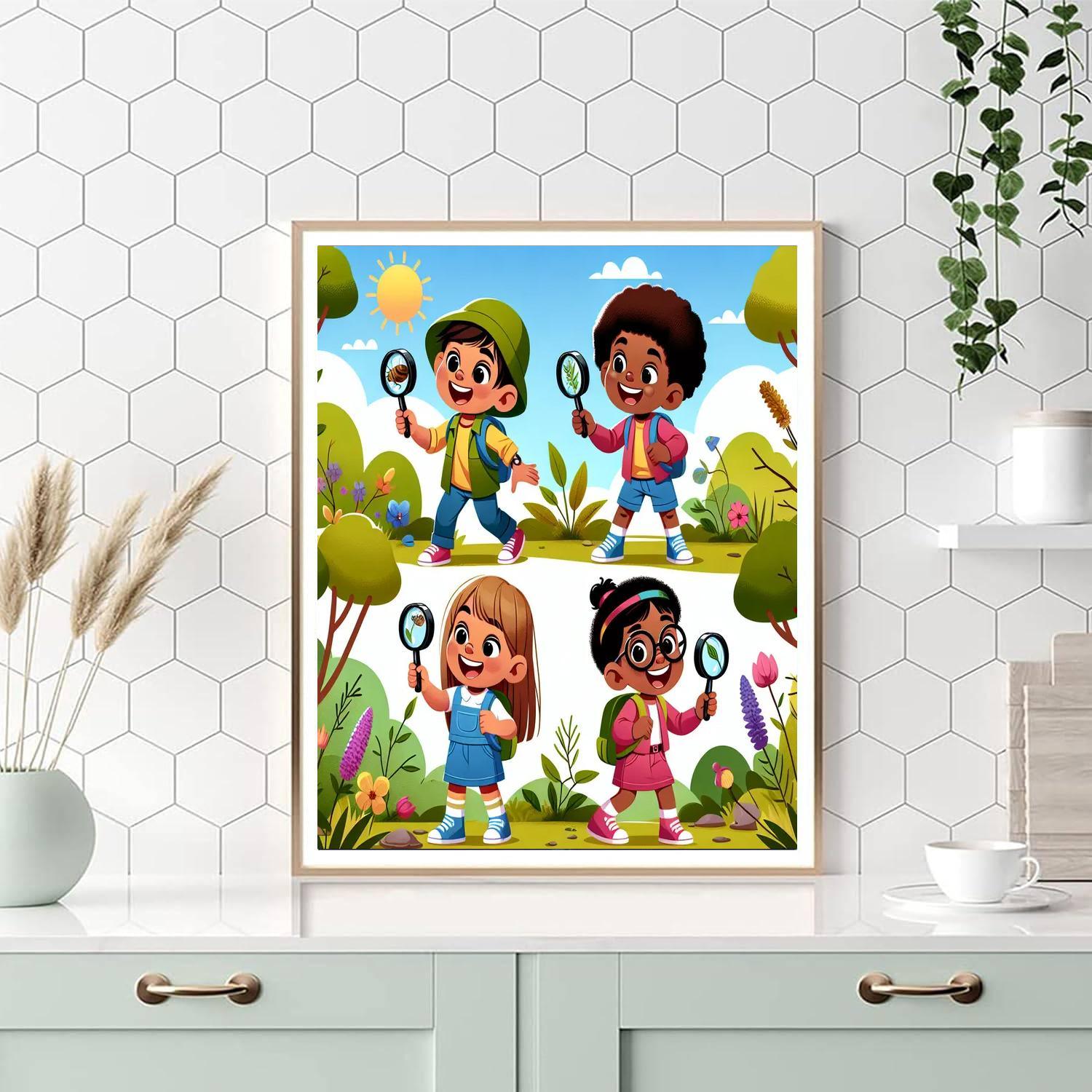 Joyful Nature Explorers Number Painting