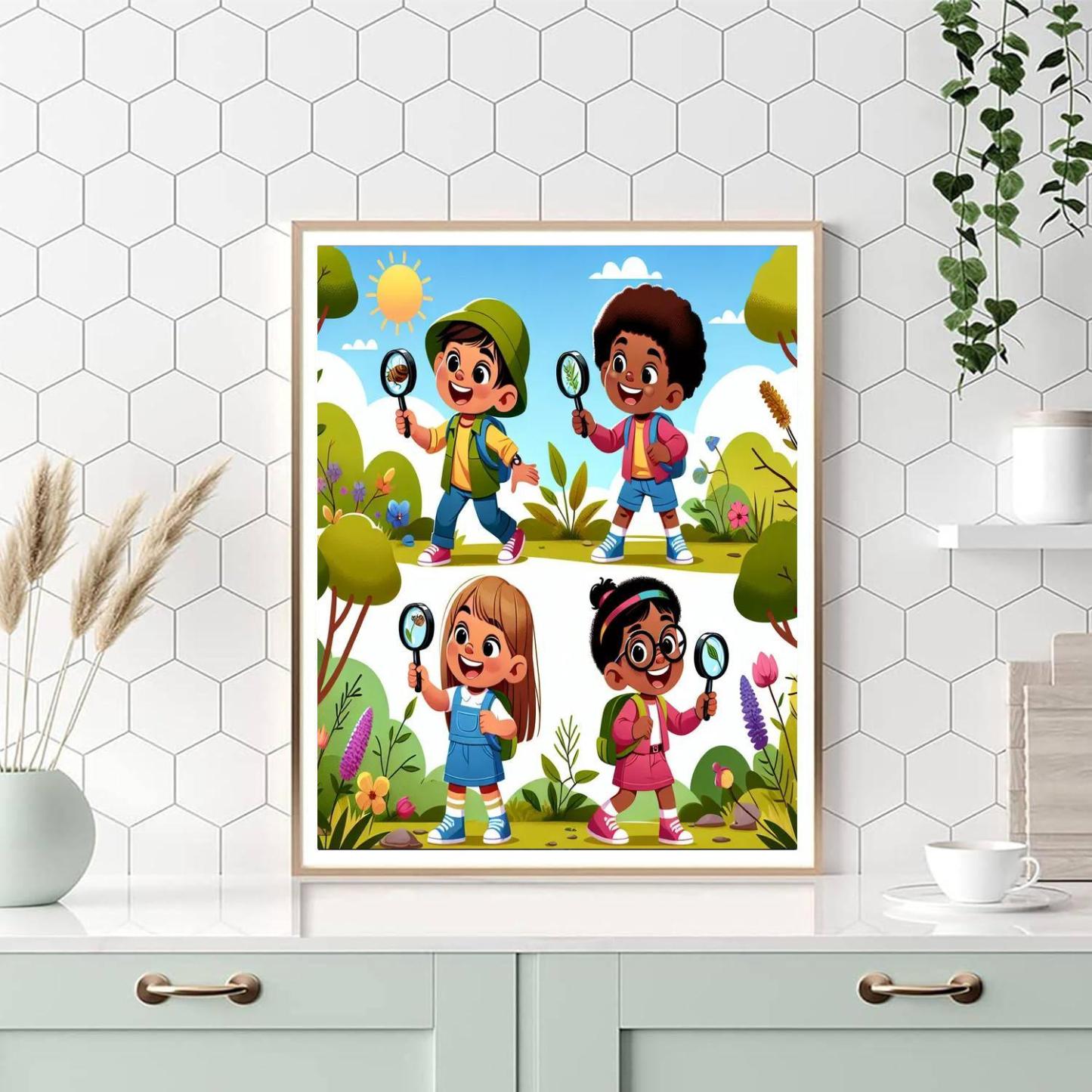 Joyful Nature Explorers Number Painting