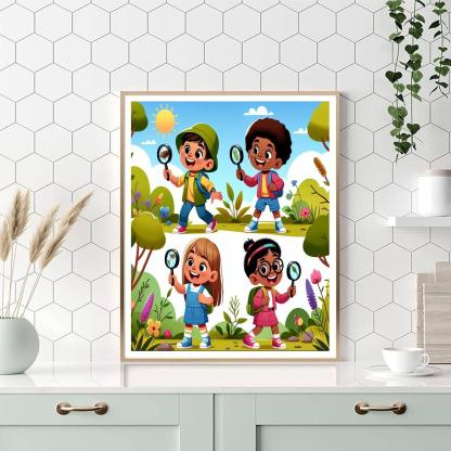 Joyful Nature Explorers Number Painting