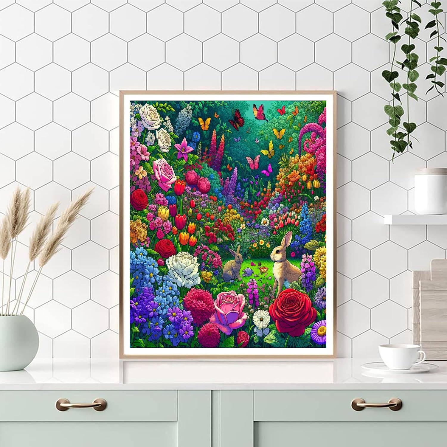 Secret Garden Mystery Painting By Numbers Kit