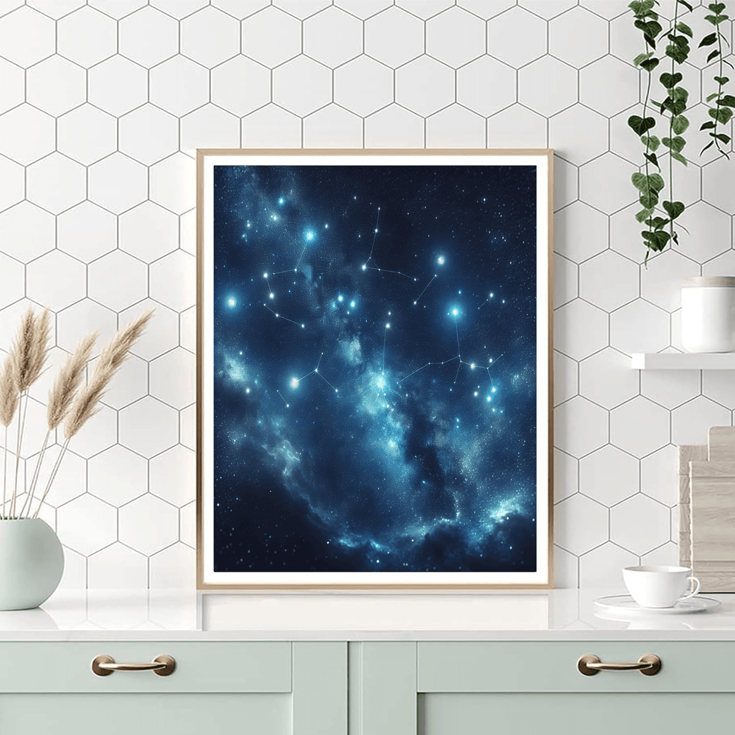 Majestic Night Sky Constellations Paint By Color