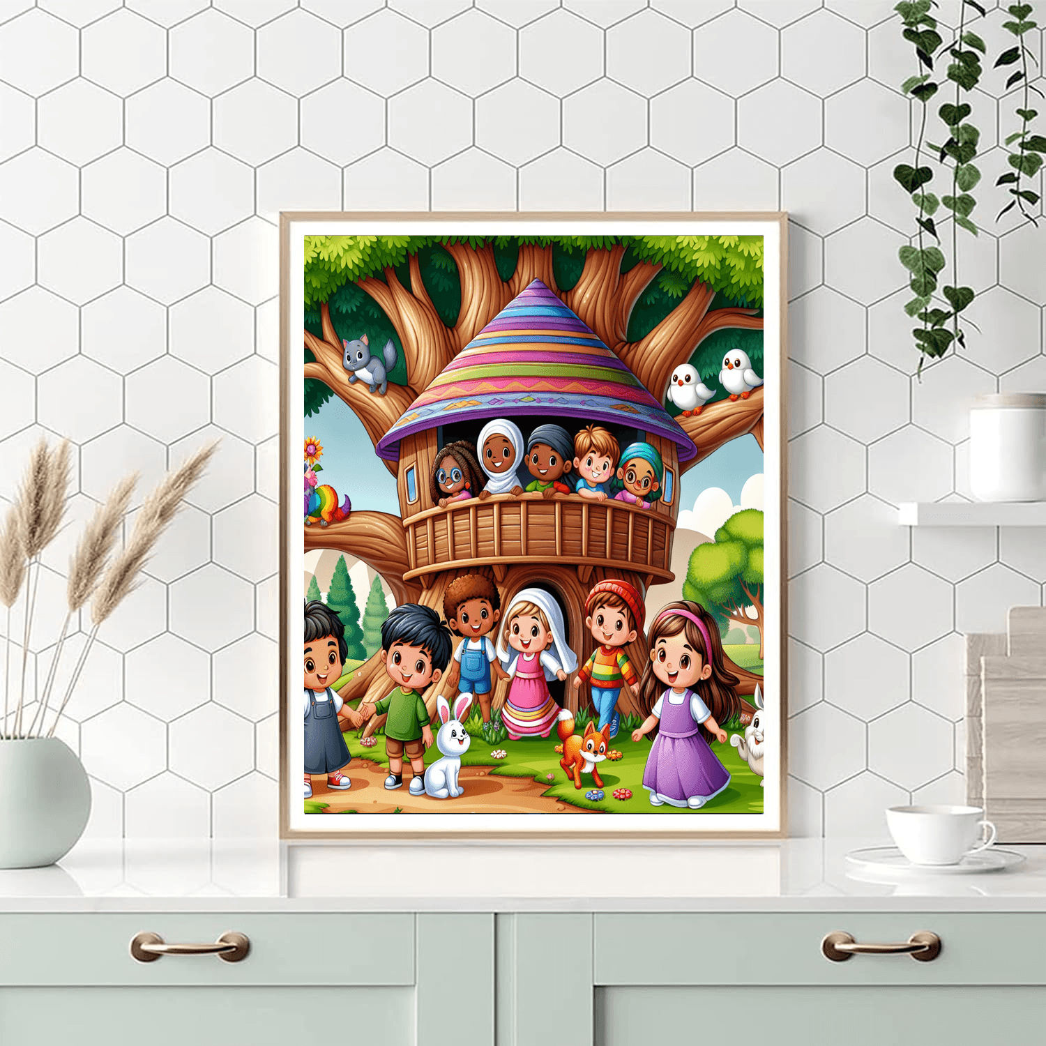 Magic Treehouse Paint By Number