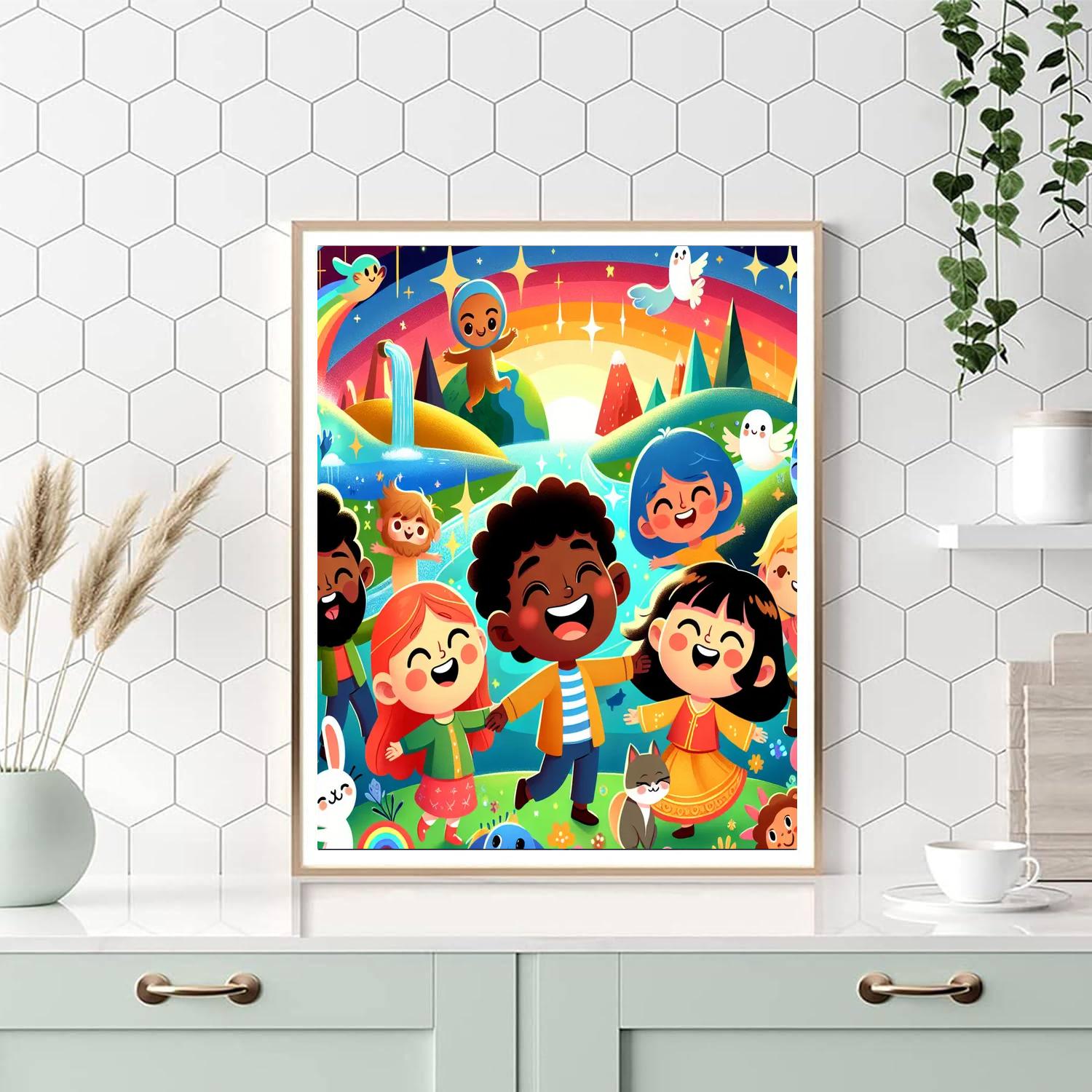 The Great Adventure With Friends DIY Paint By Numbers