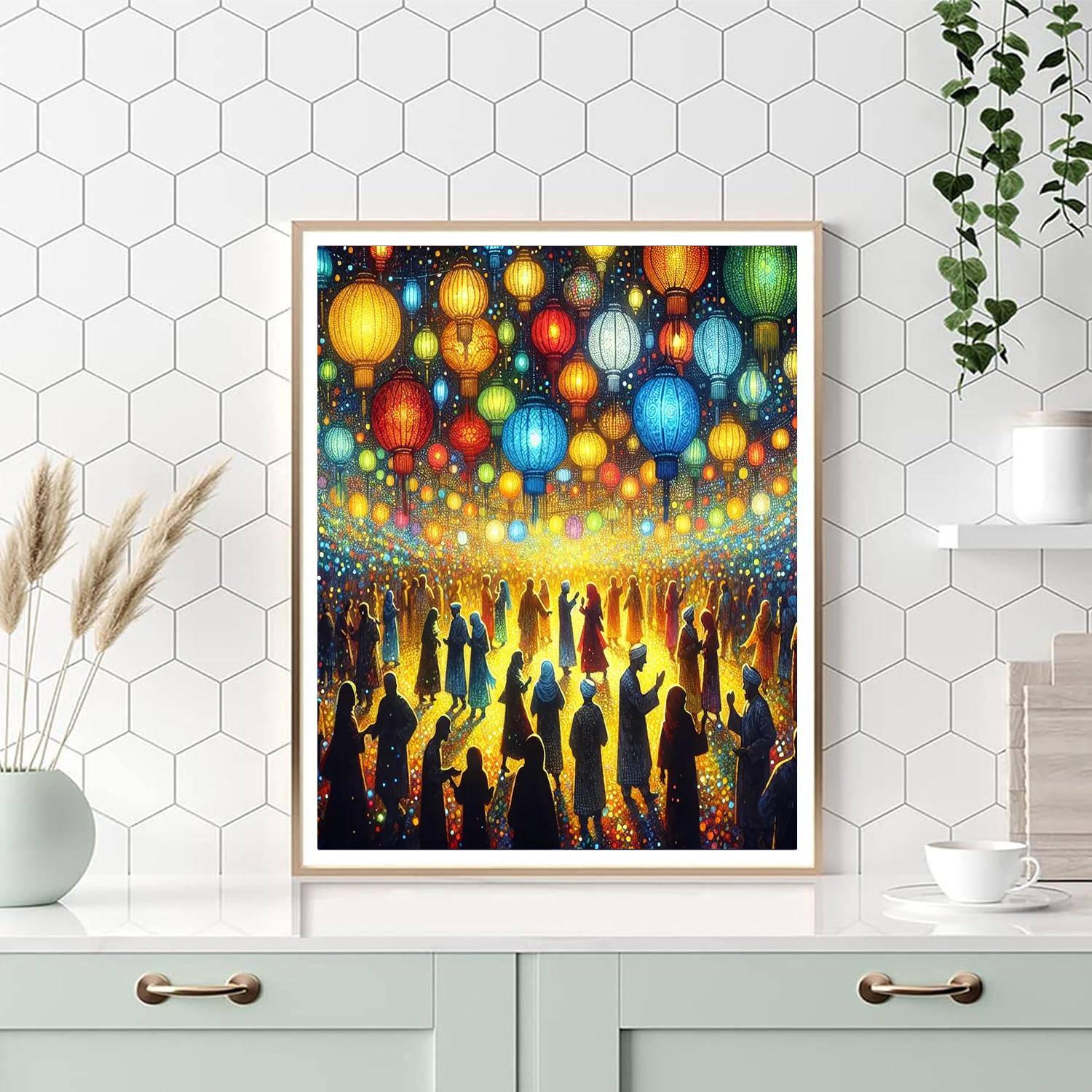 Dazzling Festival Of Lights Paint By Number