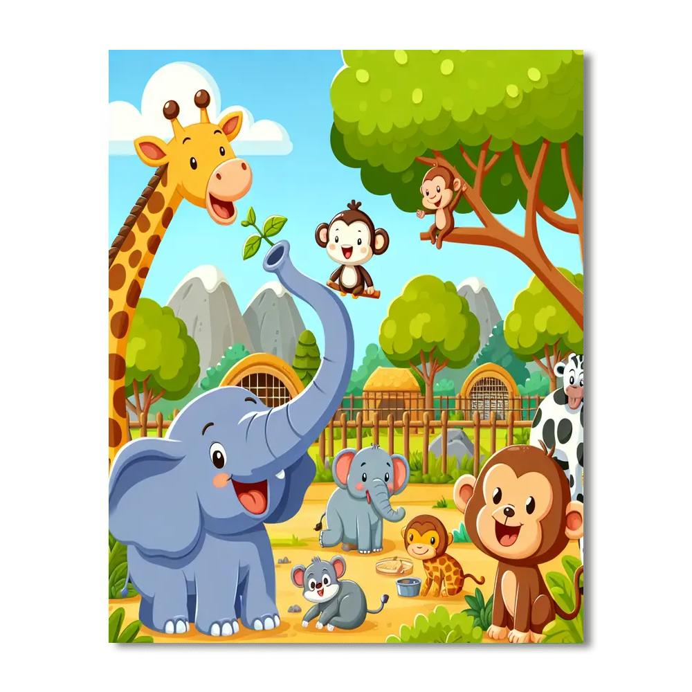 Zoo Joy Paint By Numbers