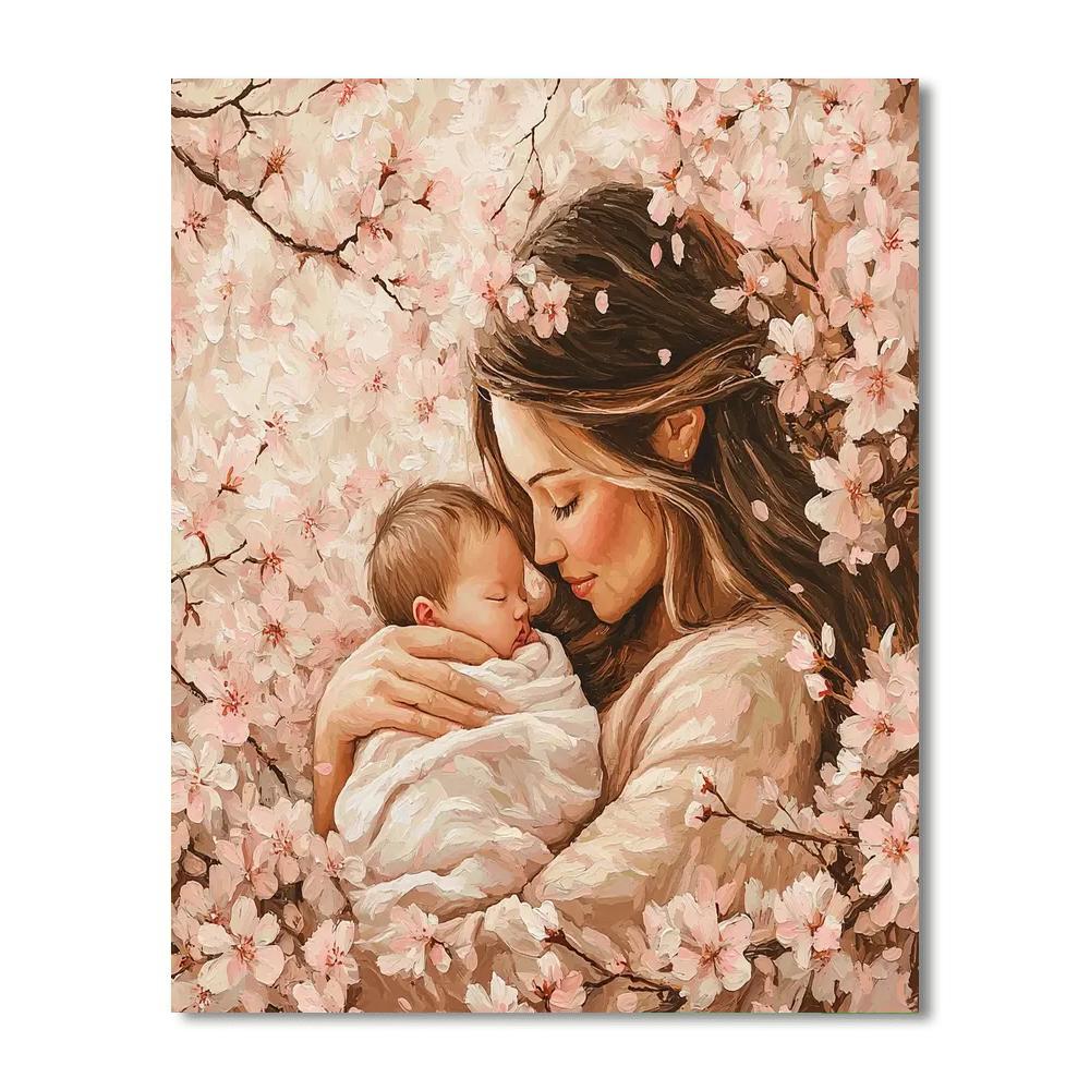 Motherhood Blossoms DIY Paint By Numbers
