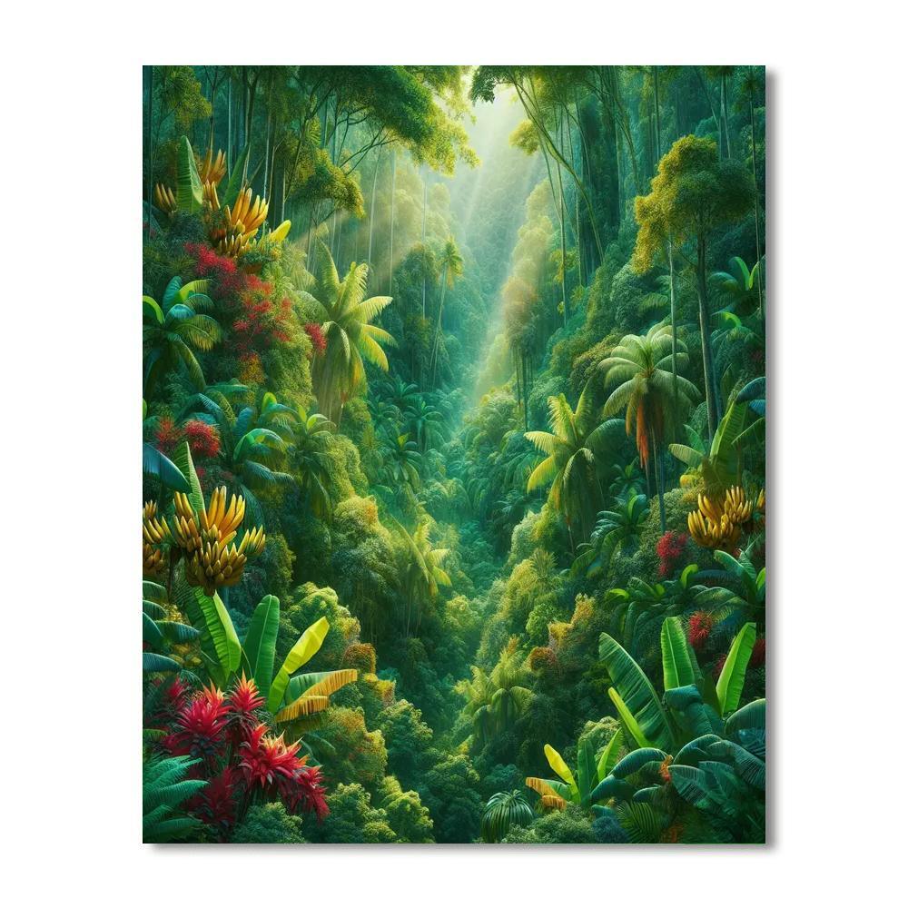 Tropical Fruit Paradise DIY Paint By Numbers