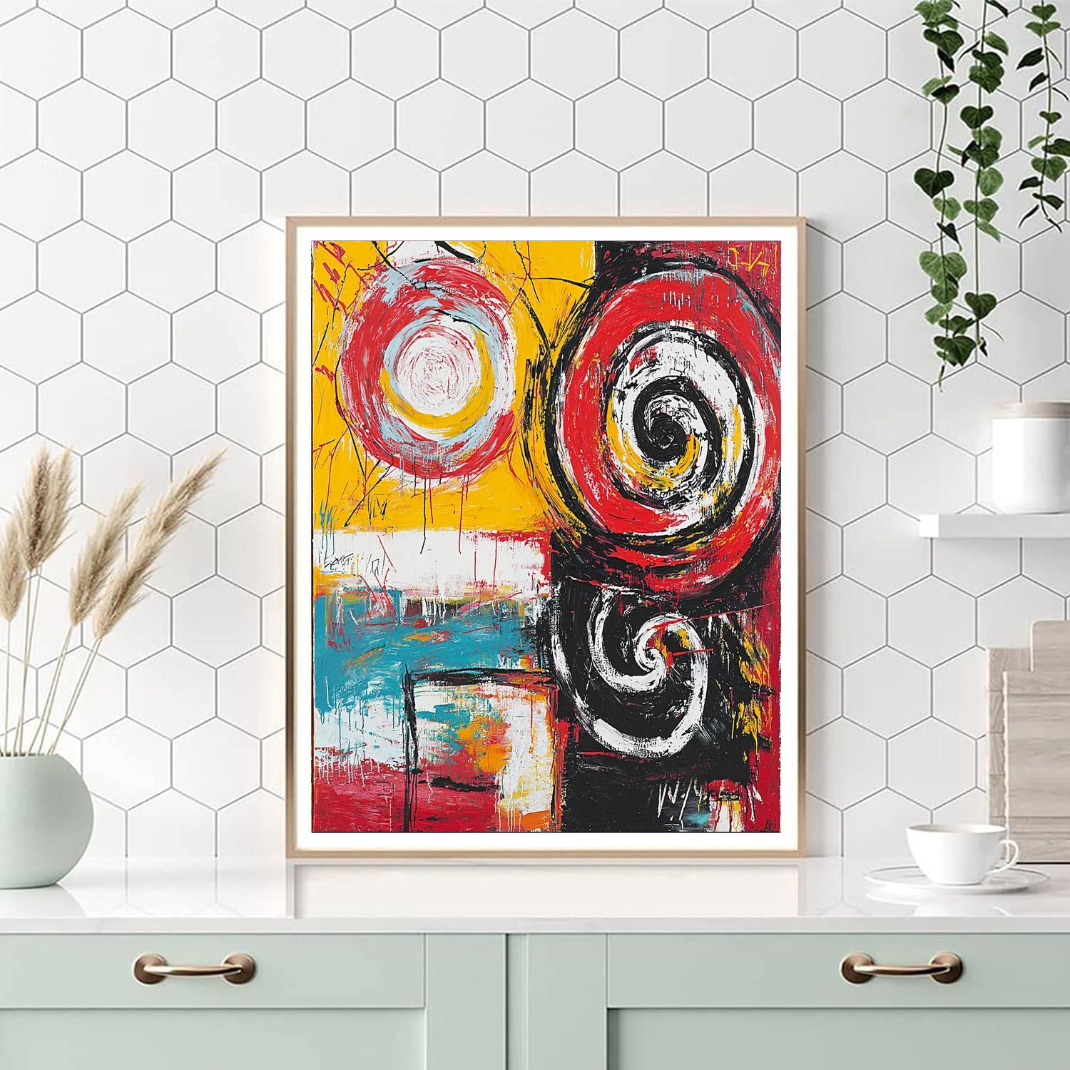 Jean-Michel Basquiat Inspired Rhythms Of Existence  Paint By Numbers Kits