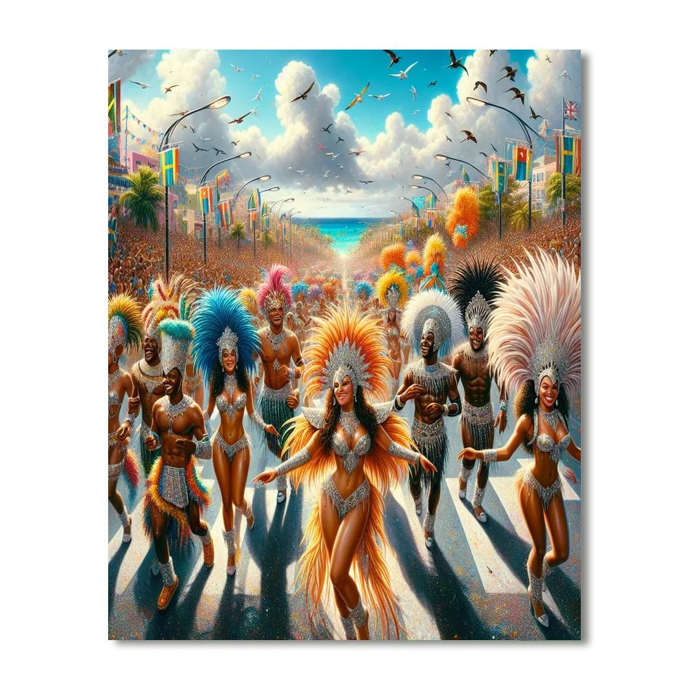 Aruba Carnival - Aruba Painting Number Kit