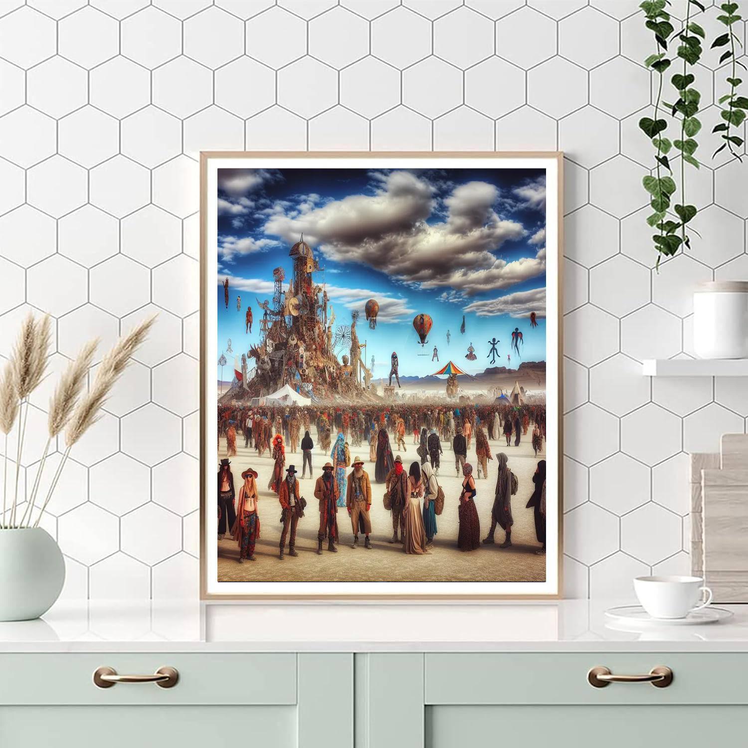 Afrikaburn - Tankwa Karoo Paint By Number