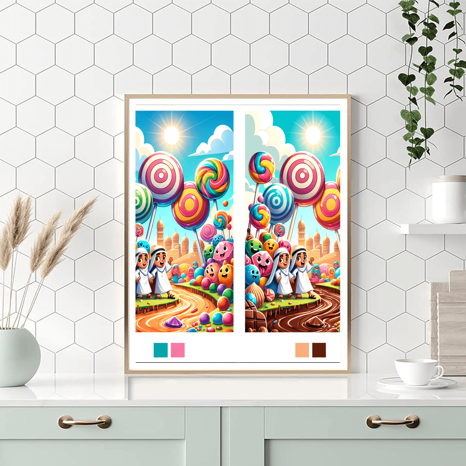 Adventures In Candy Wonderland Paint By Color