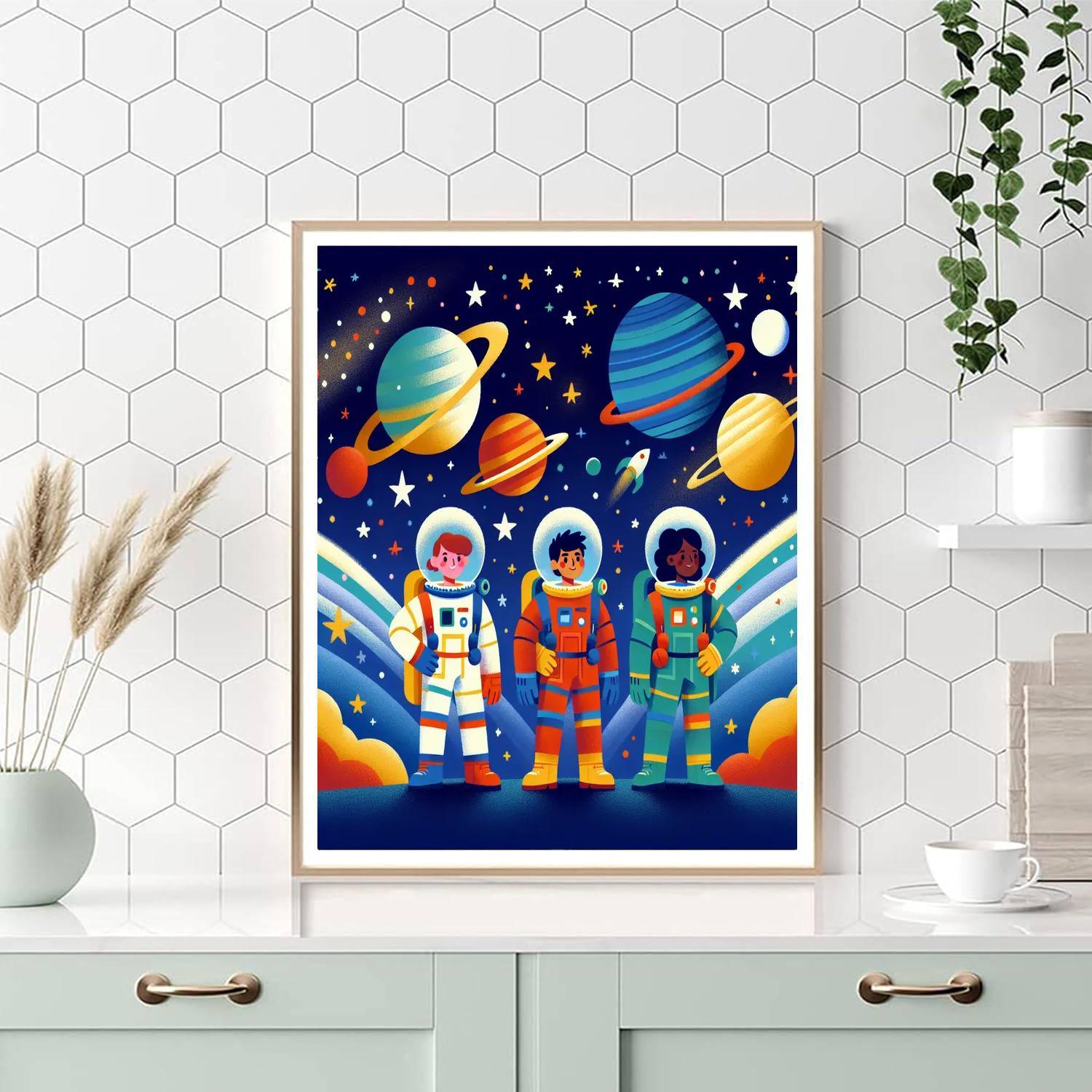 Space Cadet Adventure Paint By Numbers