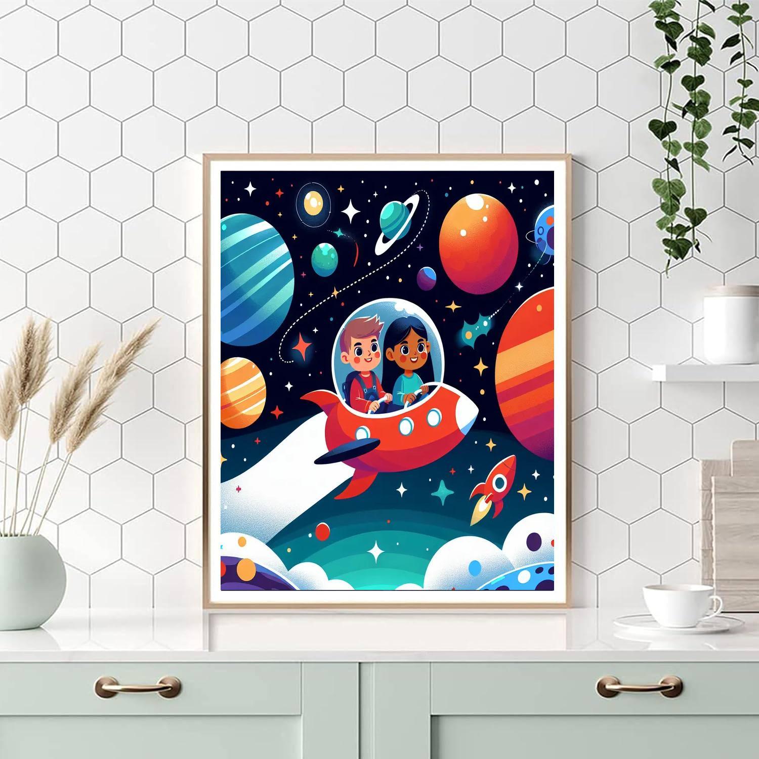 Galactic Starfleet Journey Paint By Color