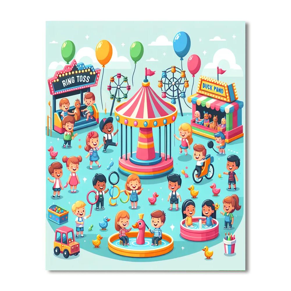 Friendly Fair Numbered Painting Kits