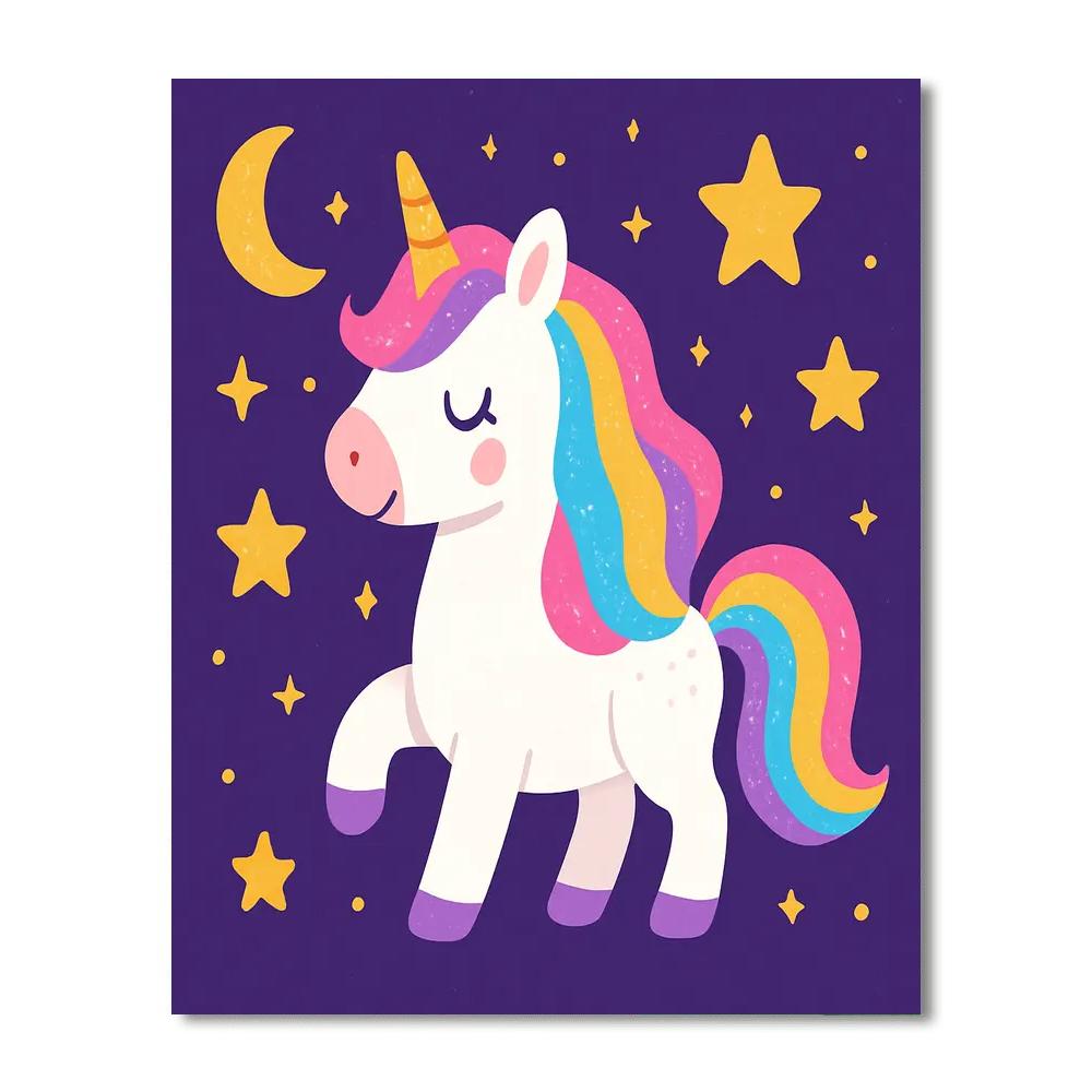 Mystic Unicorn Dreams Paint By Numbers