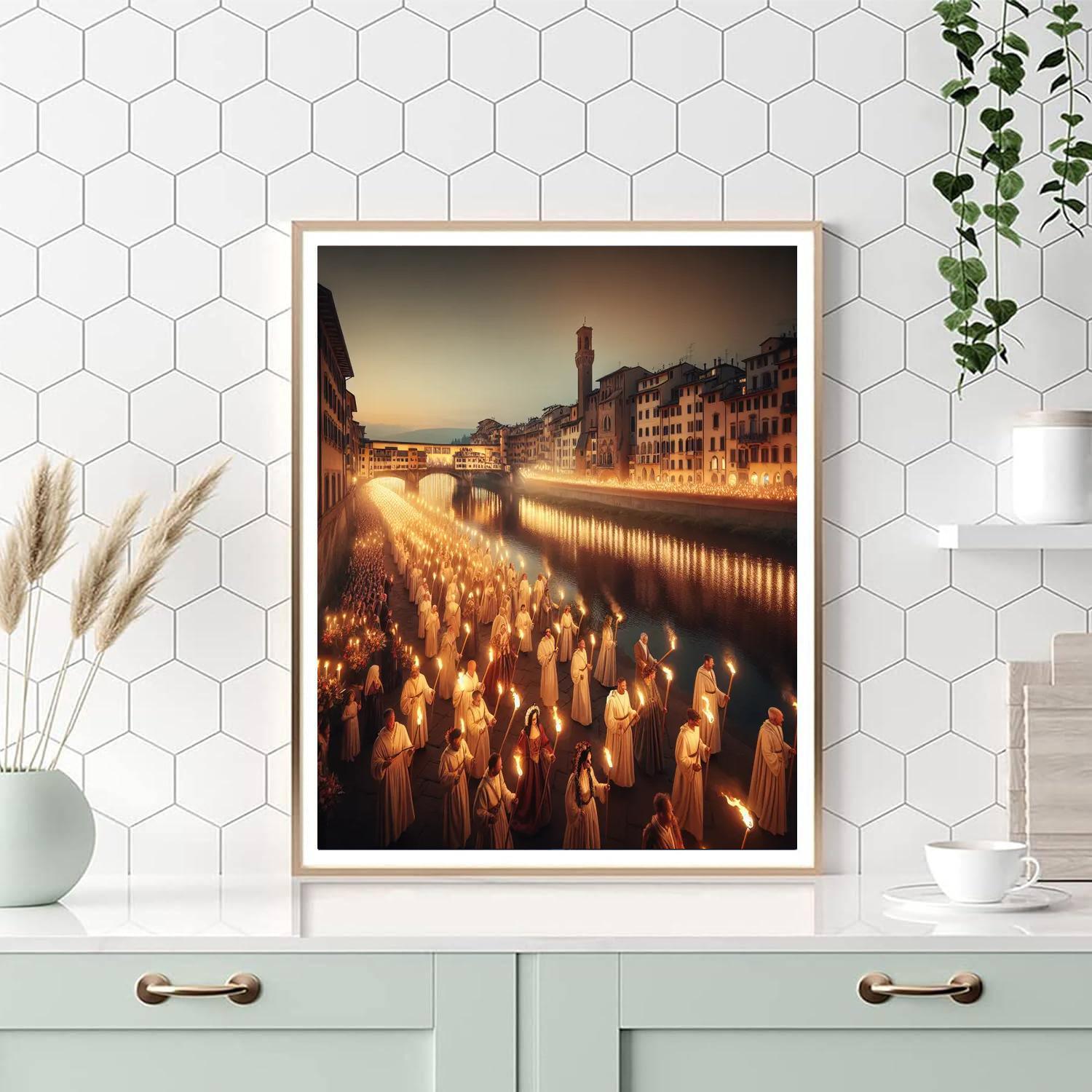 The Luminara Di San Ranieri Painting By Numbers Kit