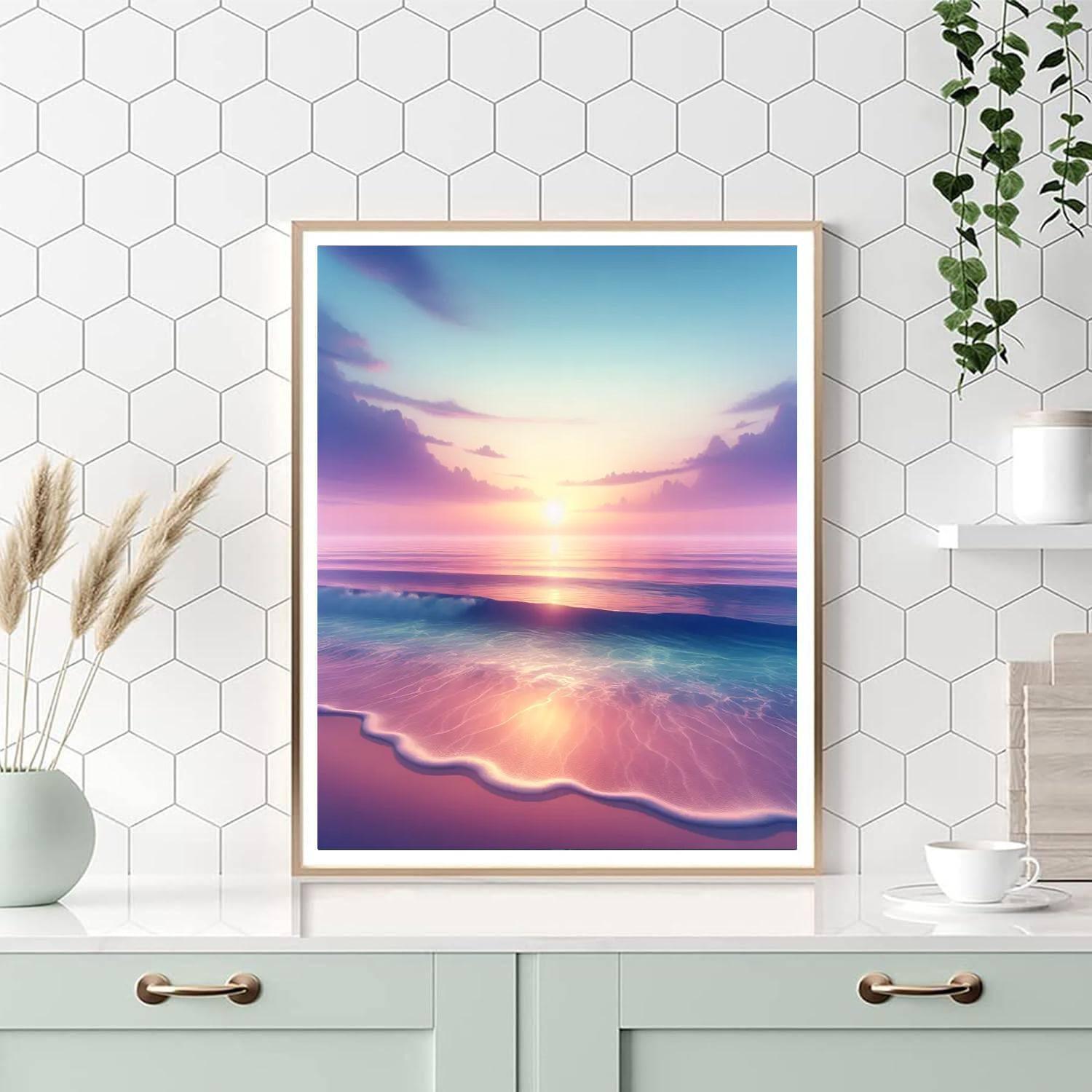 Ocean Breeze Calm Numbered Painting Kits