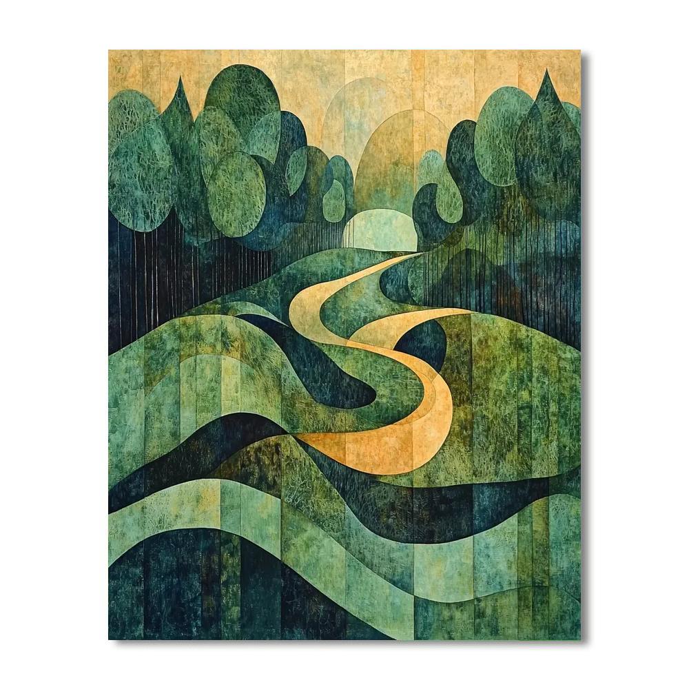 Max Ernst Inspired Mysterious Landscapes  Paint By Numbers