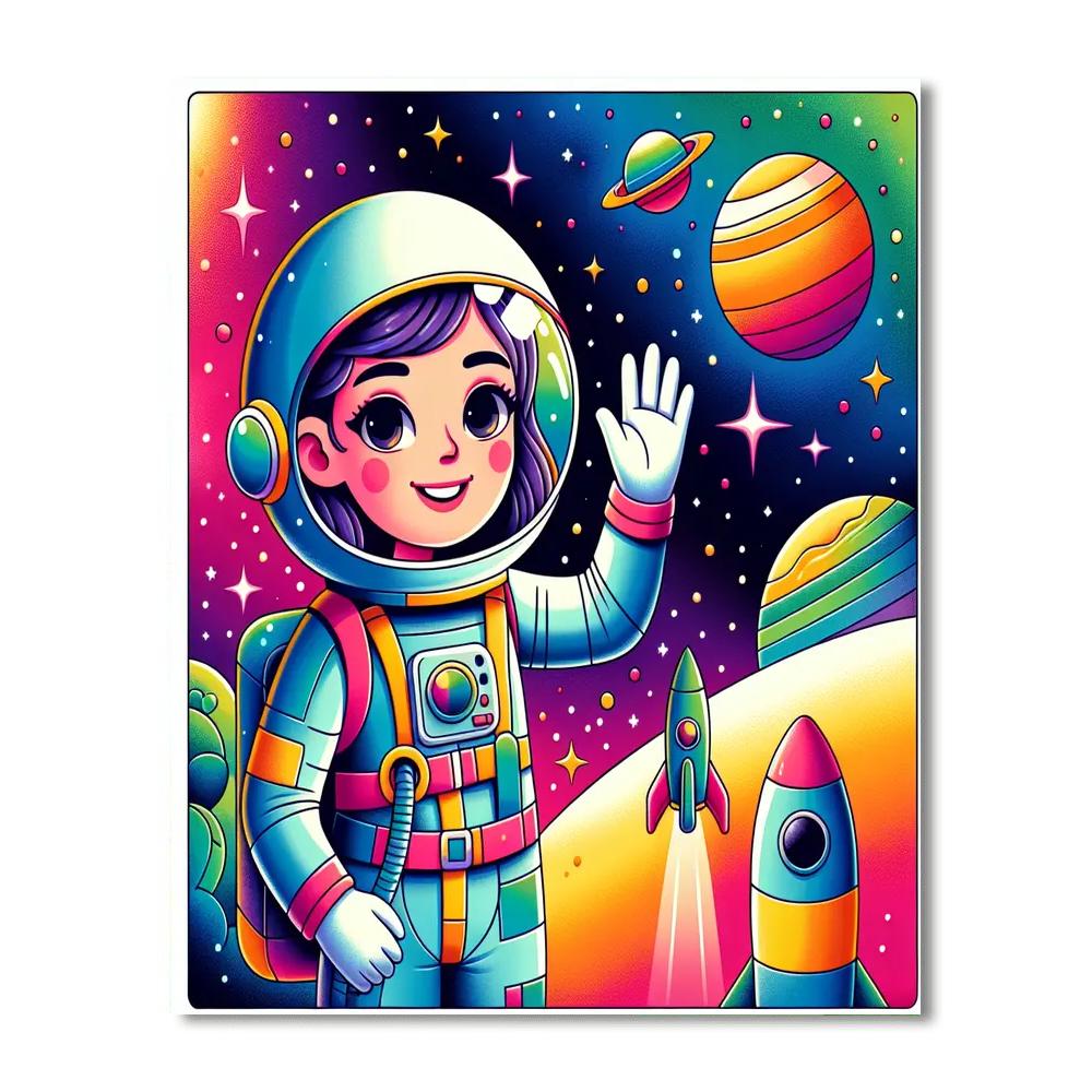 Astro Explorer Mission Paint By Number