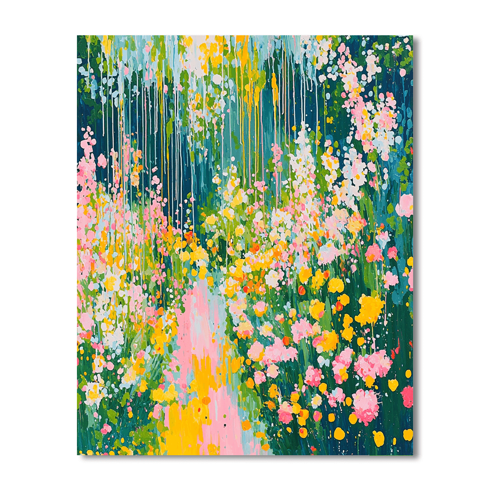 Jackson Pollock Inspired Pollock's Garden  Paint By Numbers Kits