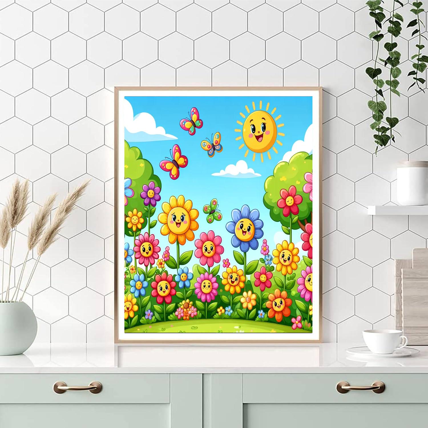 Joyful Flower Power Paint By Color