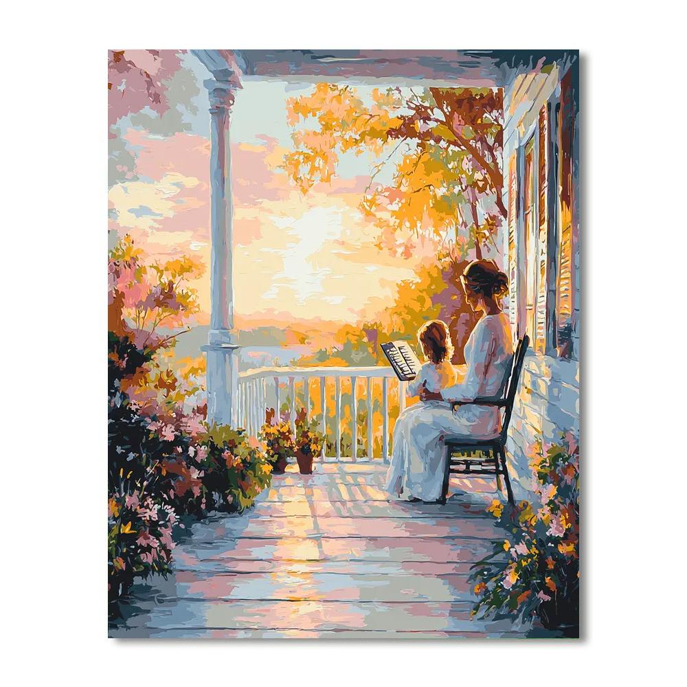 Tender Sunrise Serenade Number Painting