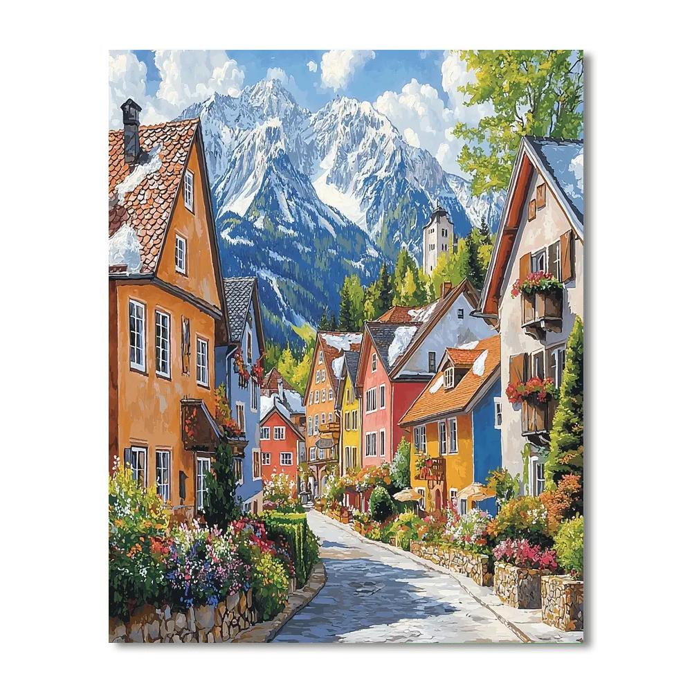 Oberammergau - Germany Numbered Painting Kits