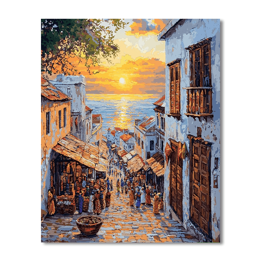 Stone Town Numbered Painting Kits