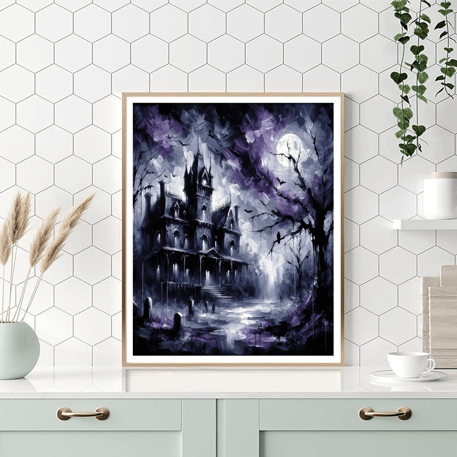 Spooky Manor DIY Paint By Numbers