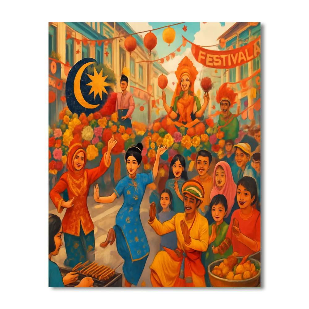 Karnival Kuala Lumpur Number Painting