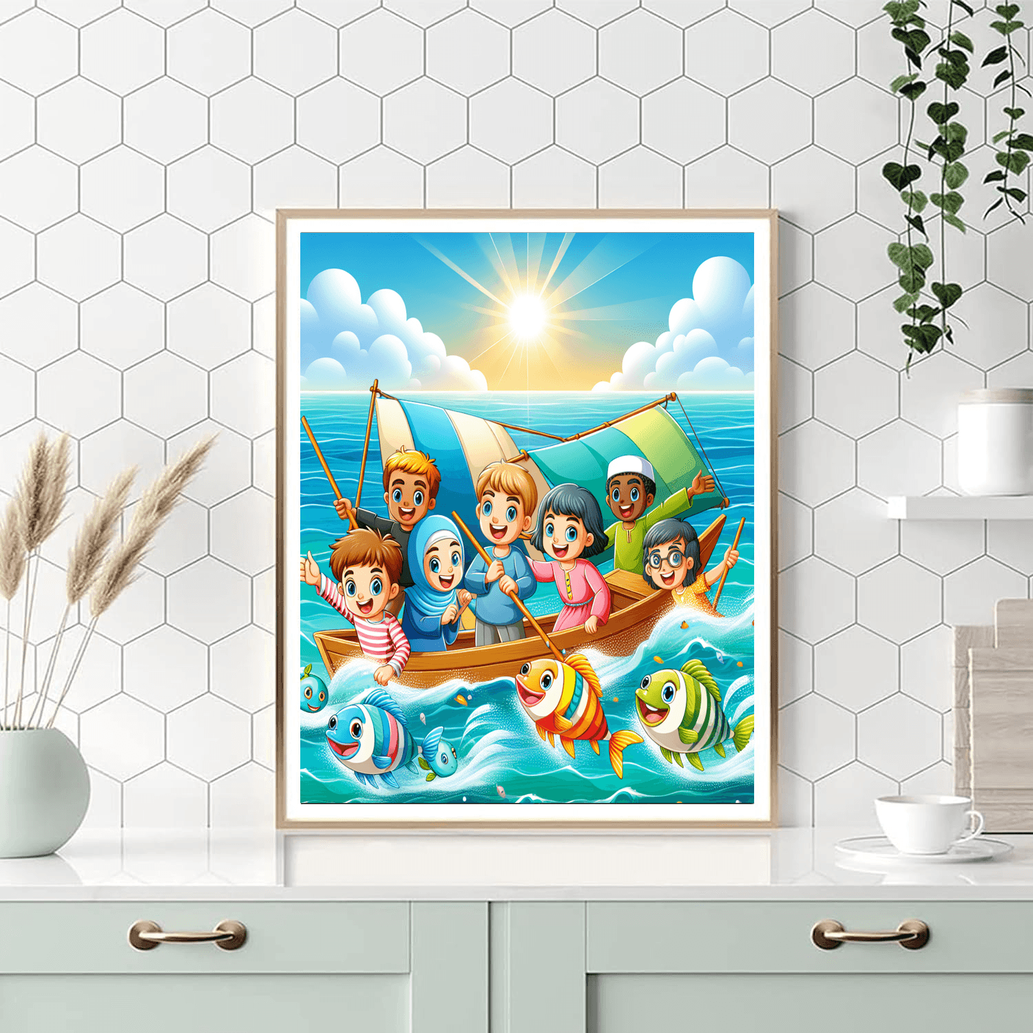 Sailing Adventure At Sea Painting By Numbers Kit