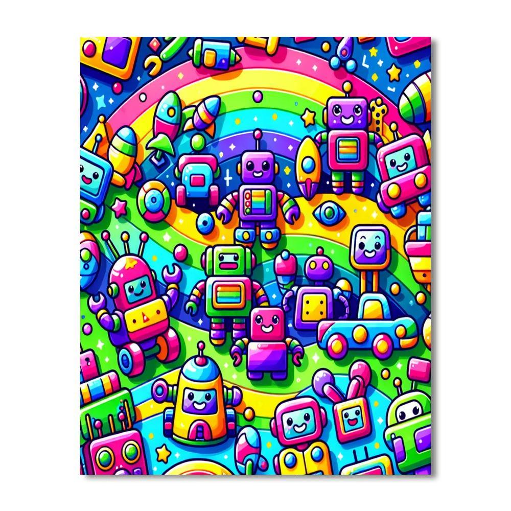 Exciting Toy Adventure Paint By Numbers Kits