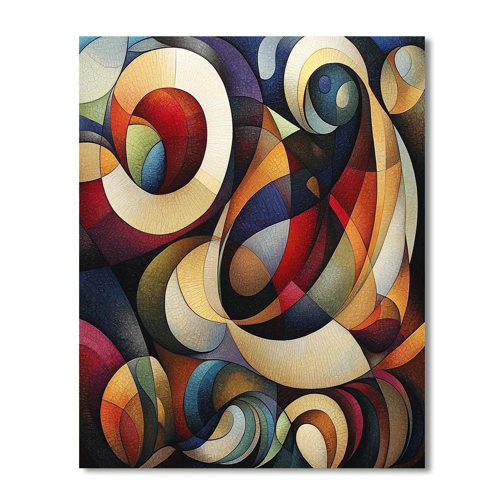 Paul Klee Inspired Harmonic Whispers  Paint By Numbers Art