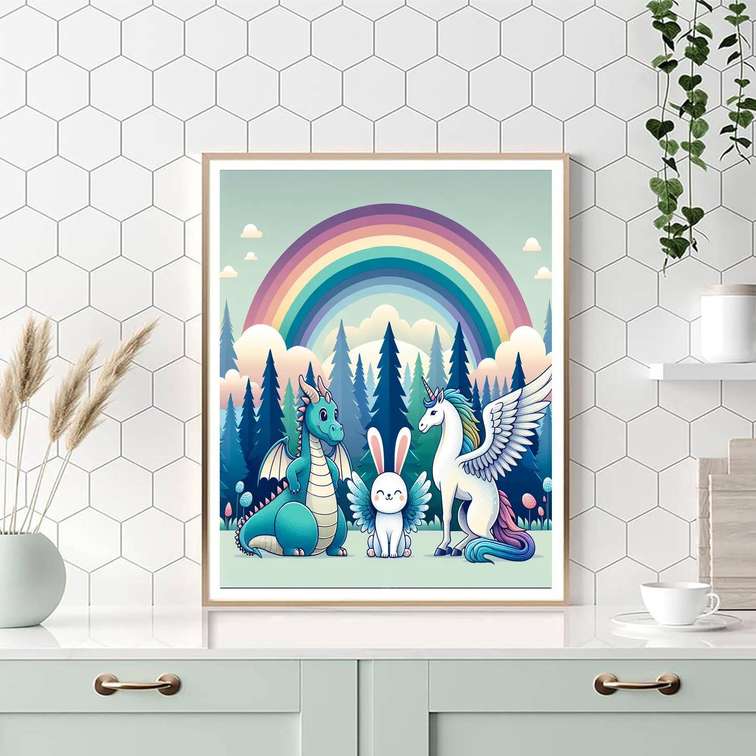 Adventure With Mythical Beasts Paint By Color