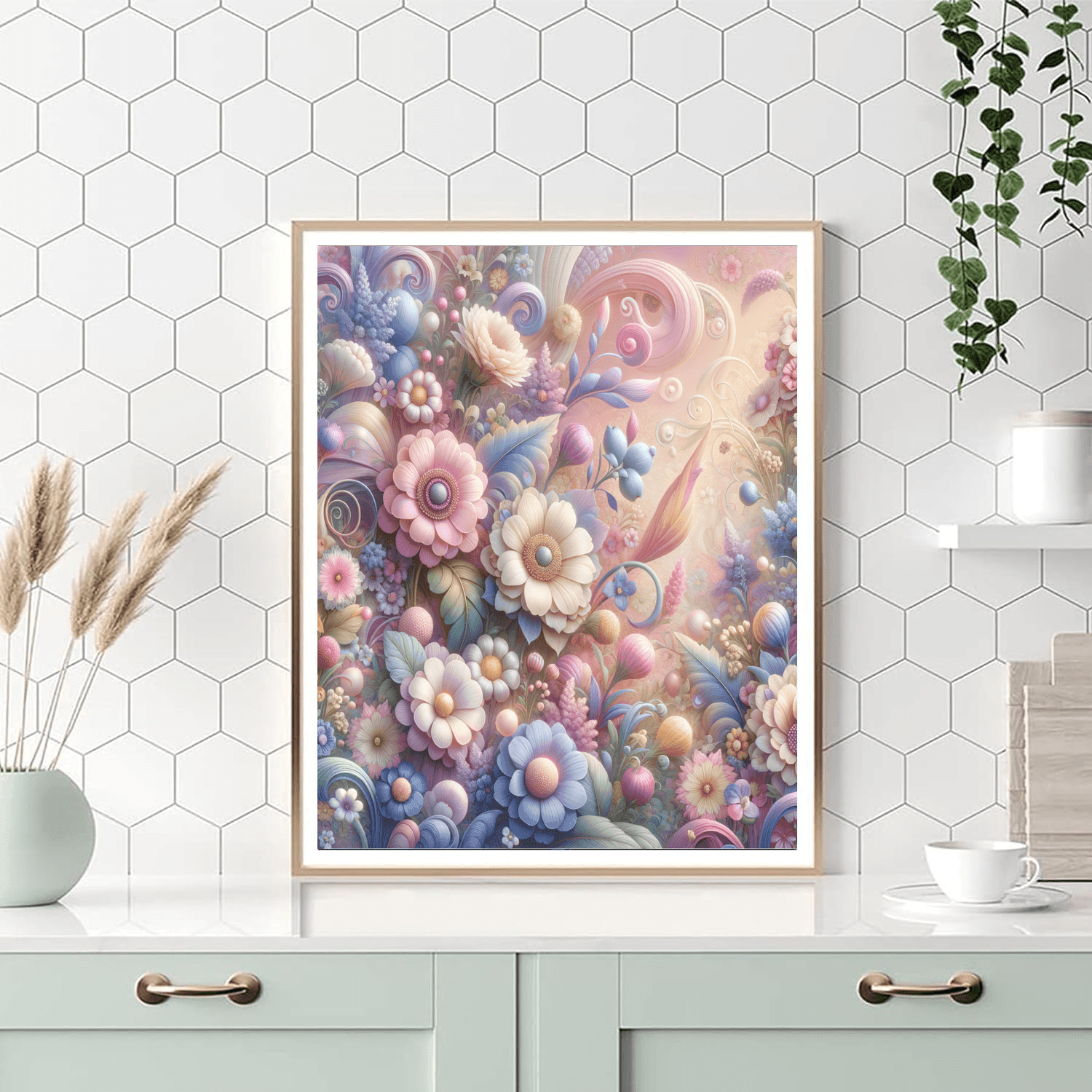 Ethereal Floral Dreamscape DIY Paint By Numbers