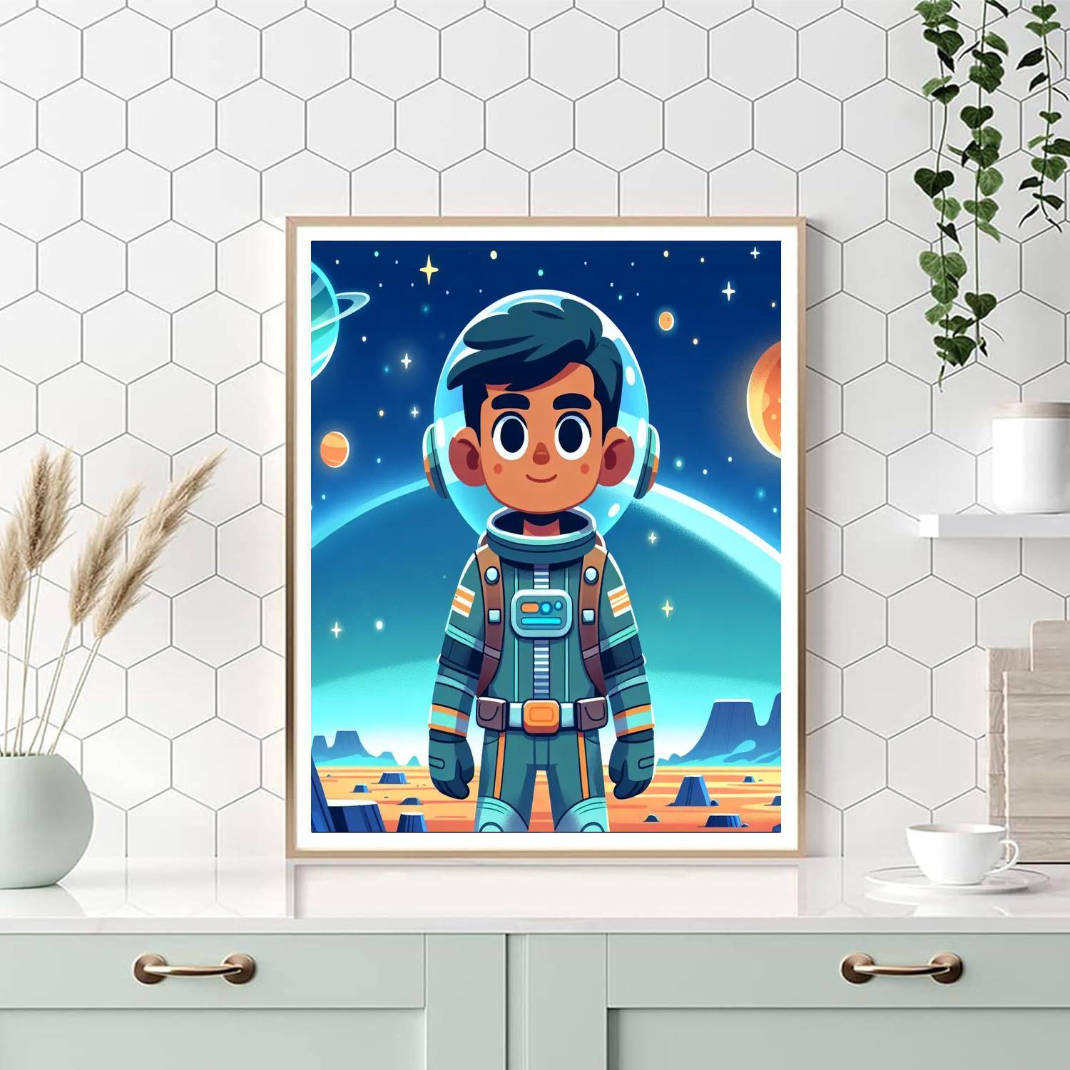 Space Ranger Paint By Number