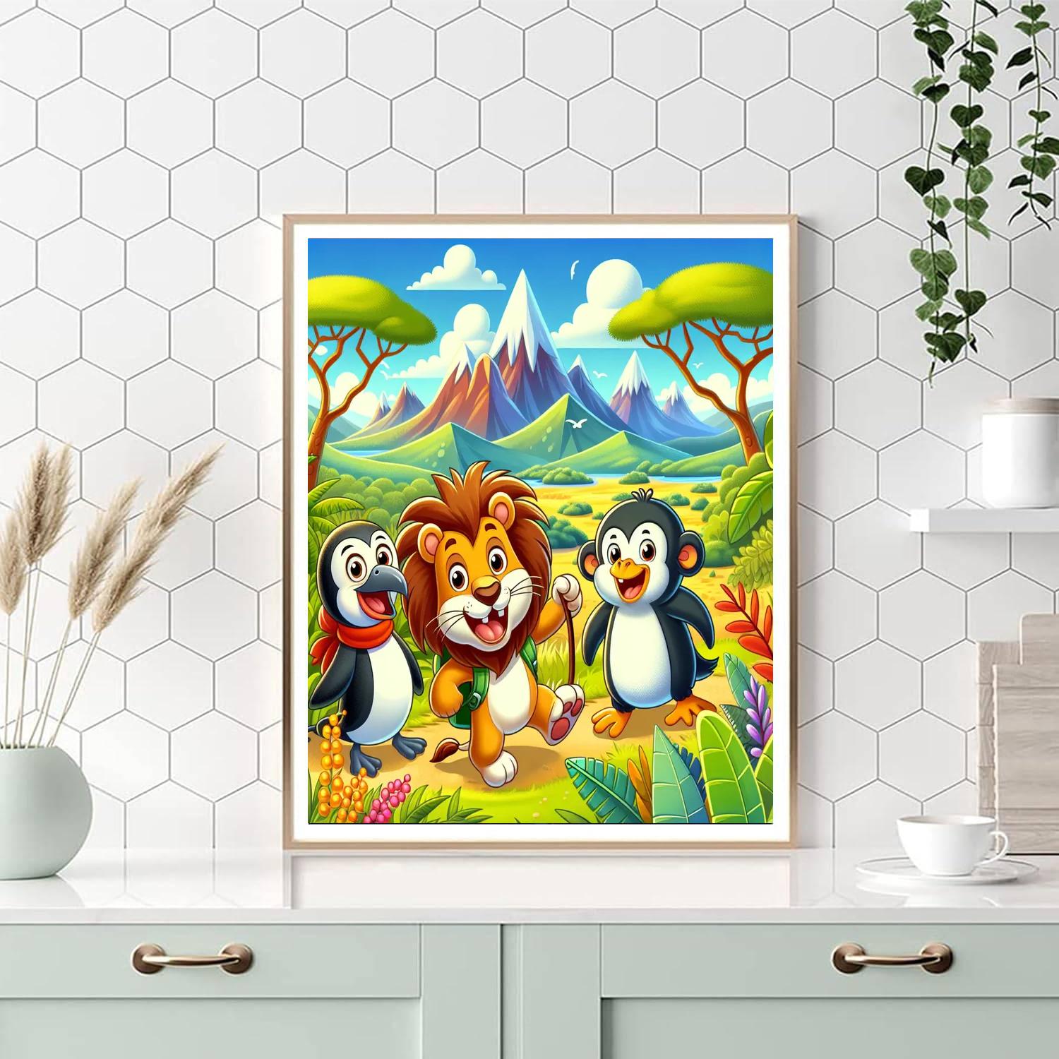 Animal Adventure Quest Paint By Numbers