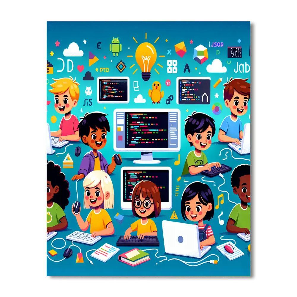 Creative Coders Paint By Numbers Art