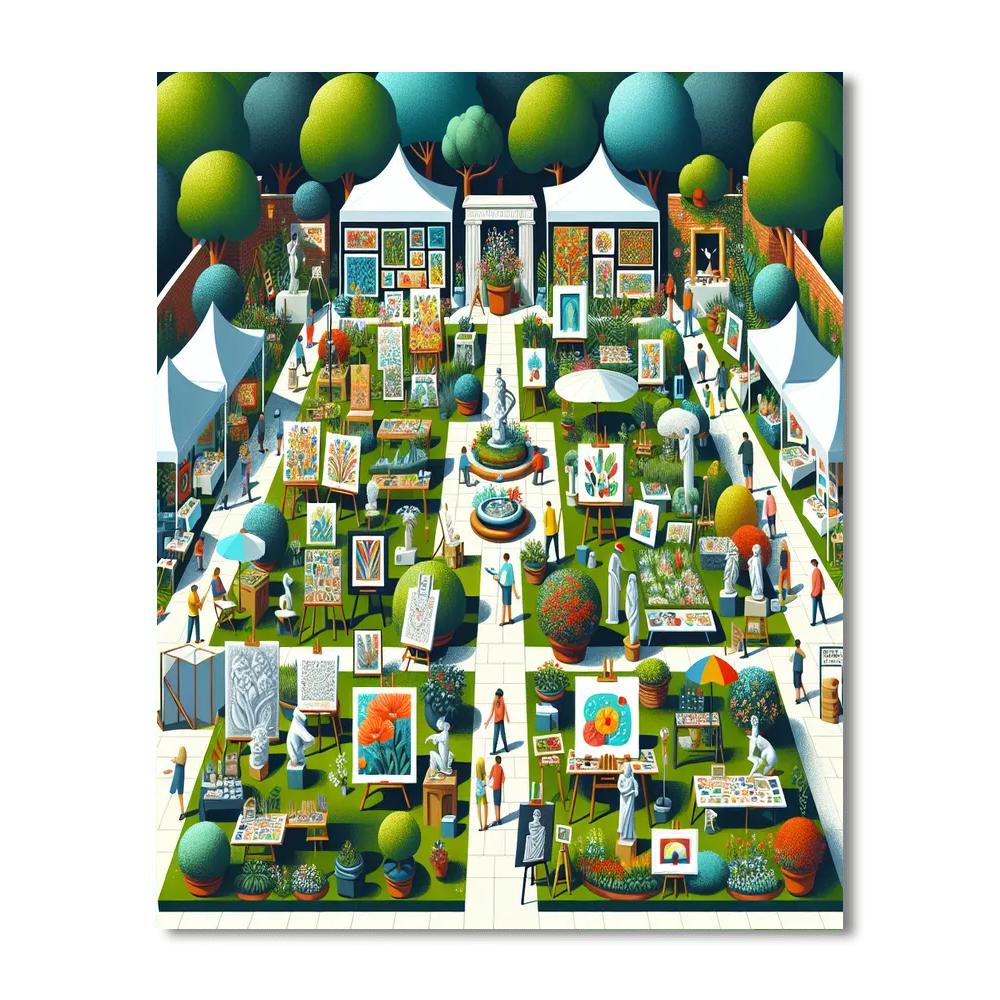 Creative Garden Art Festival Painting Number Kit