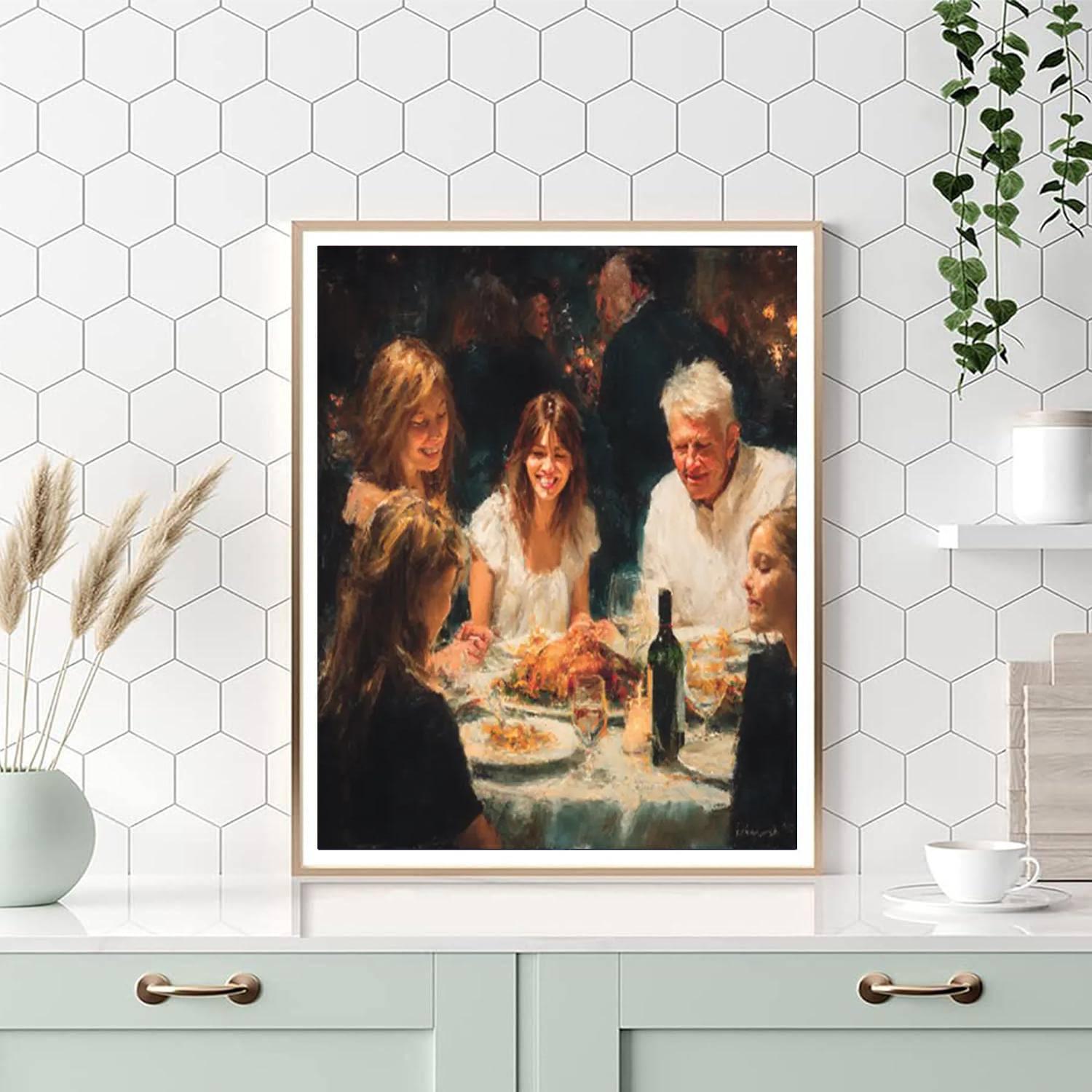 Evening Of Gratitude Number Painting