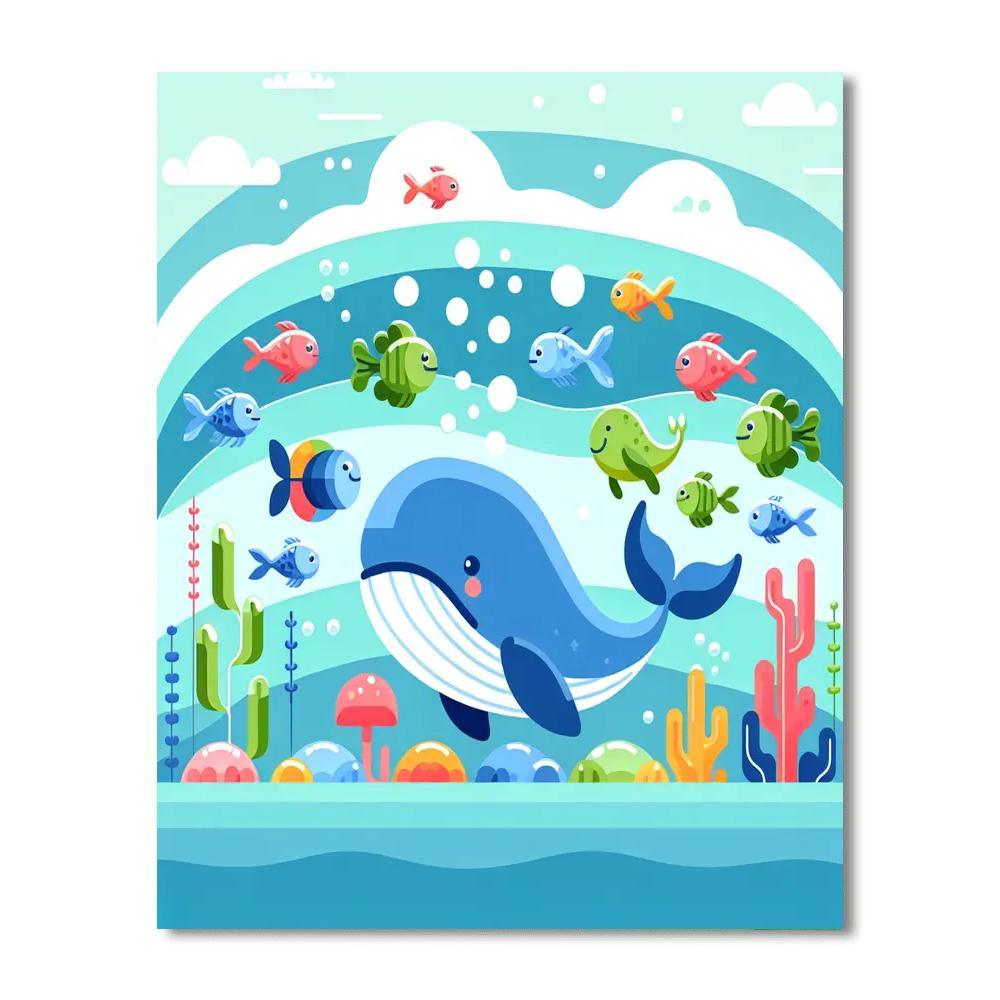 Whale Of A Time Paint By Number
