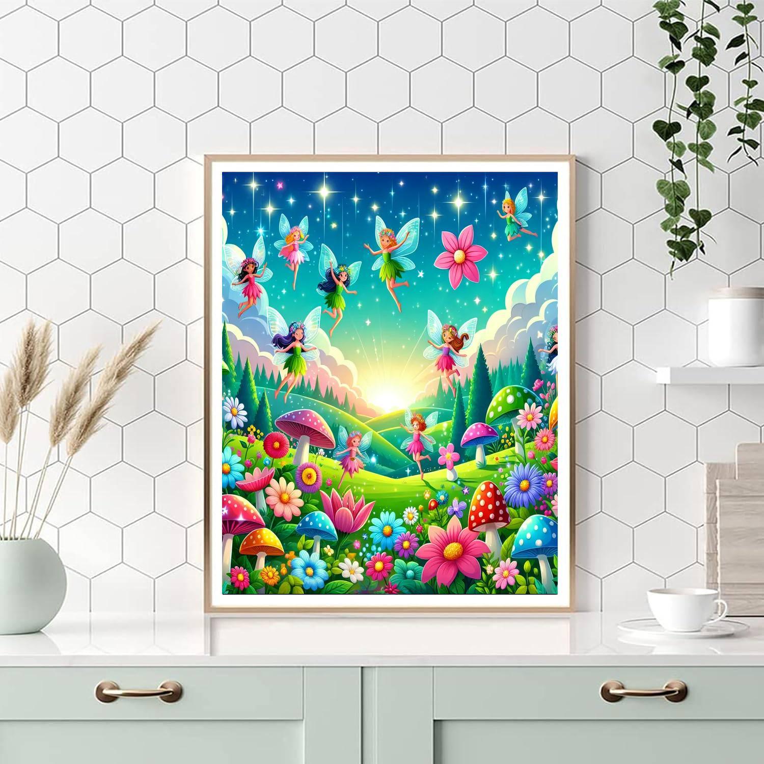 Epic Adventures In Fairyland Paint By Numbers Art
