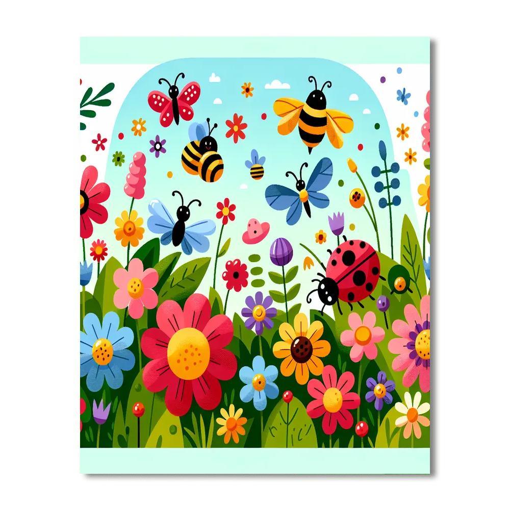 Incredible Insects And Bugs Paint By Number
