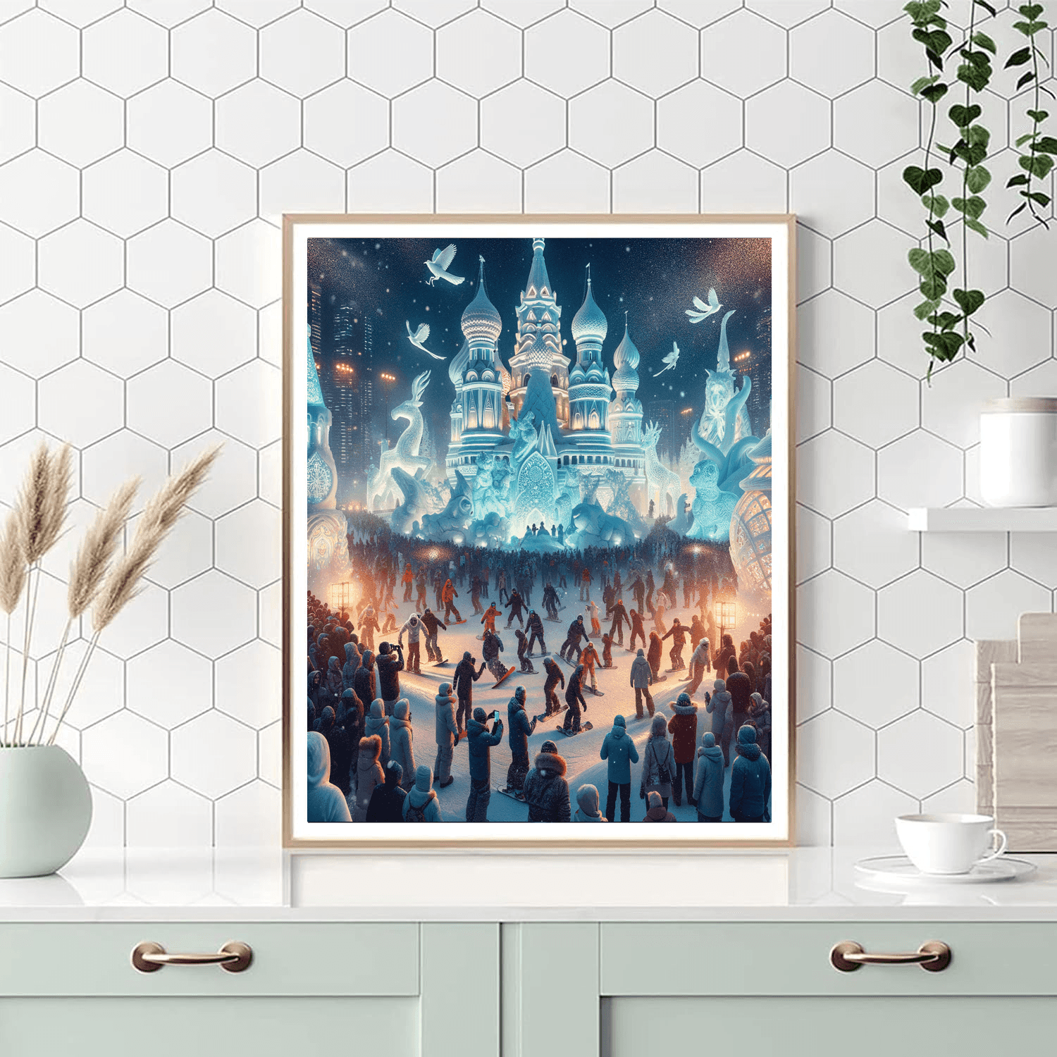 Snow Festival - Japan Paint By Number