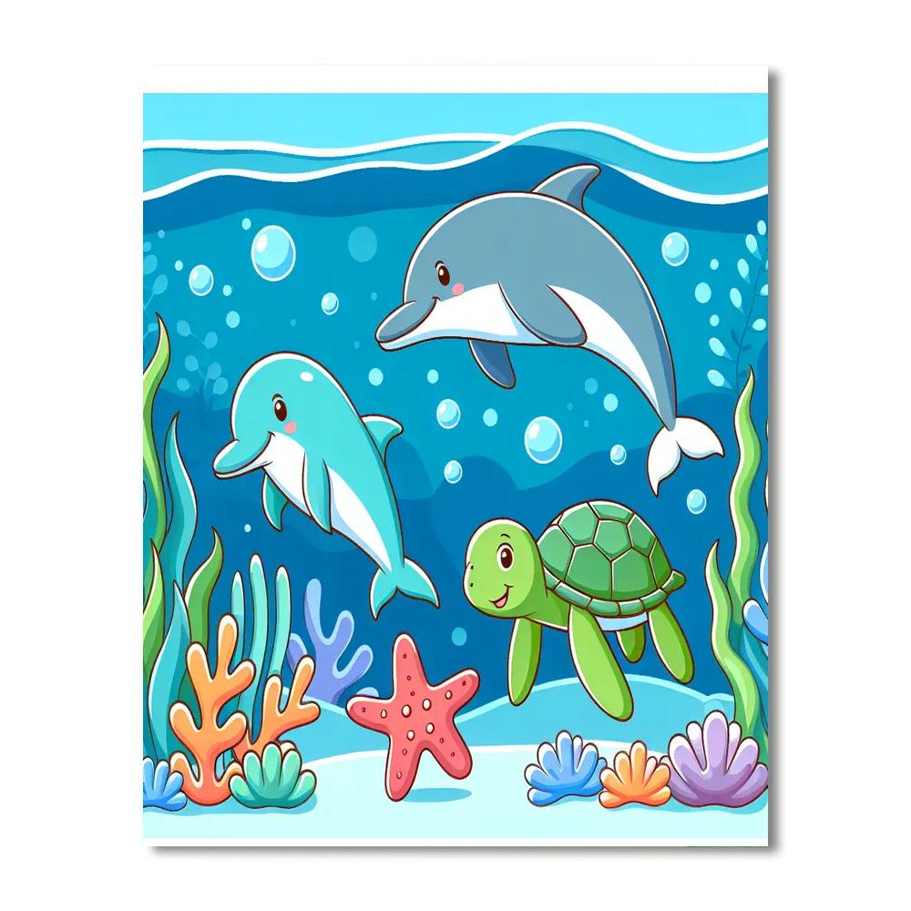 Underwater World Expedition Paint By Numbers Kits