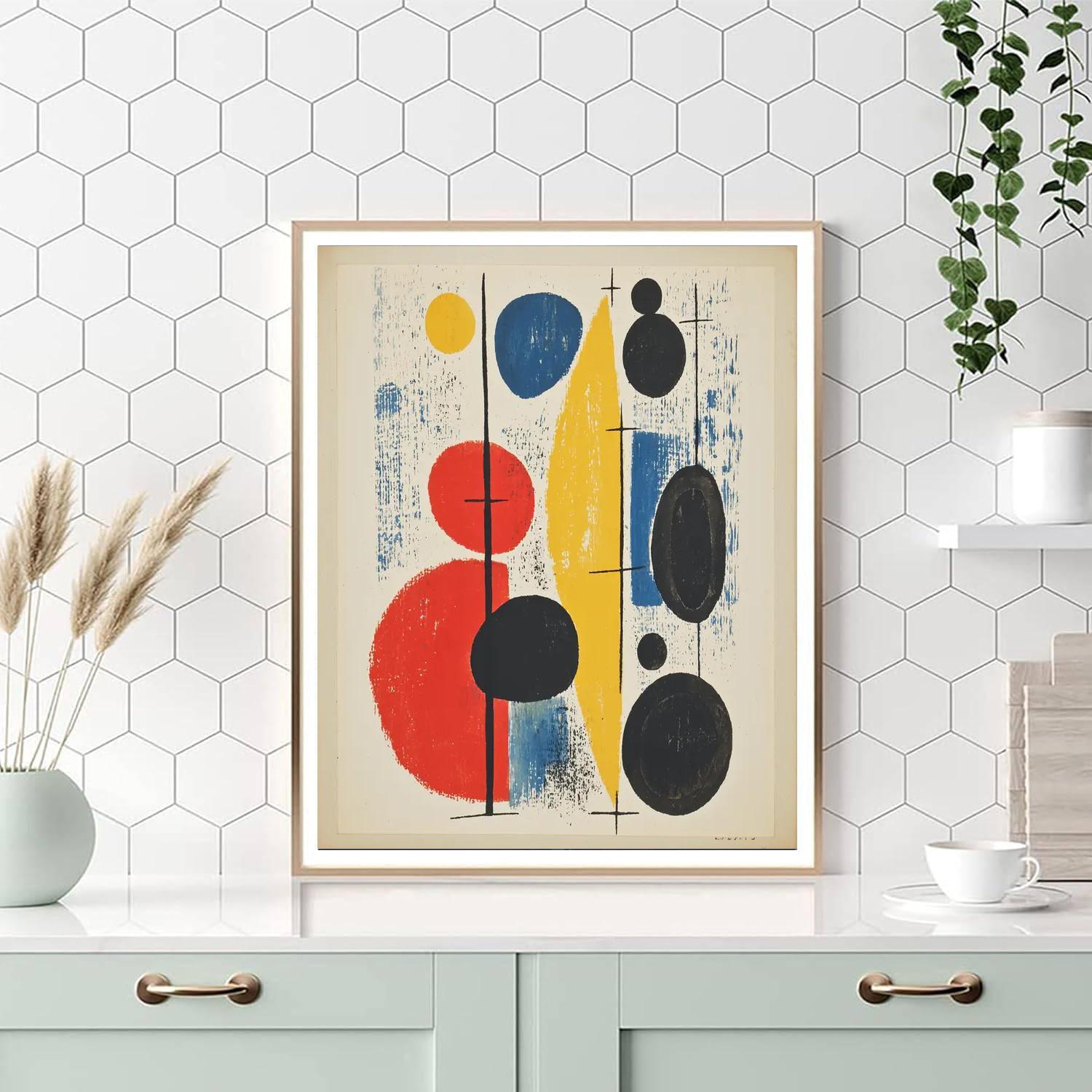 Joan Miró Inspired Joyful Explorations  Numbered Painting Kits