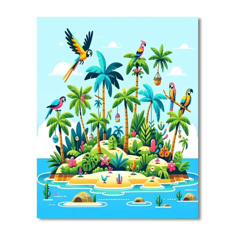 Ocean Paradise Retreat Paint By Numbers