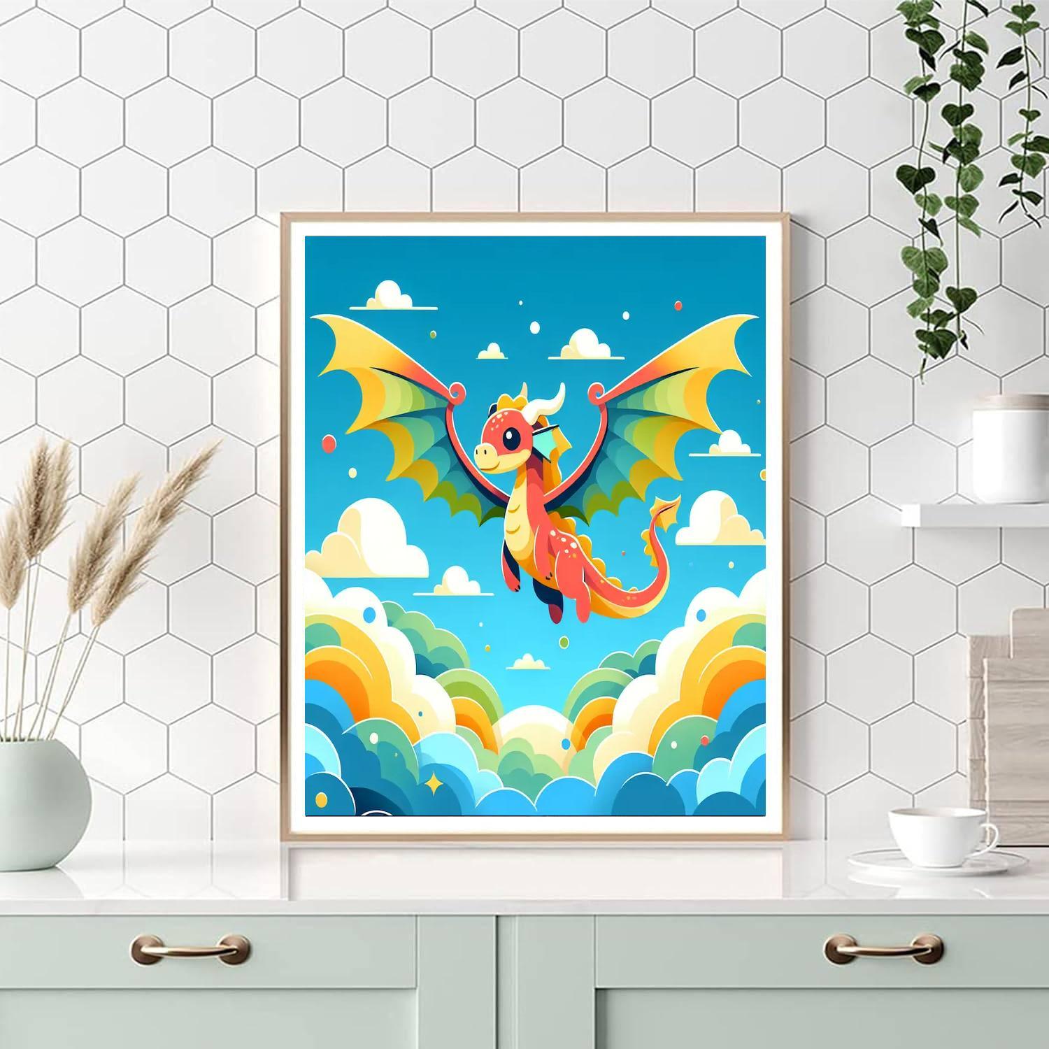 Enchanting Dragon Paint By Number